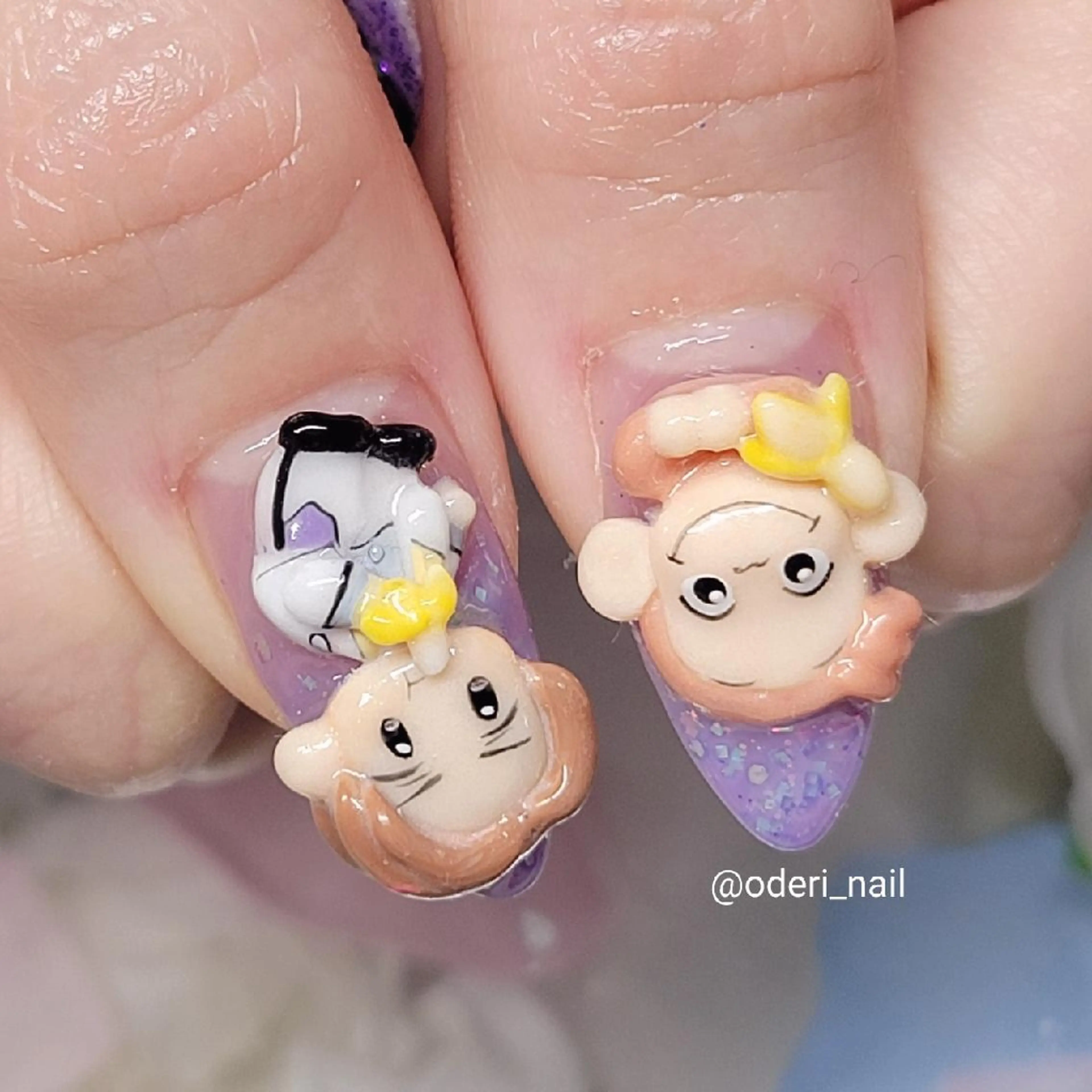 ネイル アートネイル ジェルネイル おで@ oderi_nailのネイルデザイン
