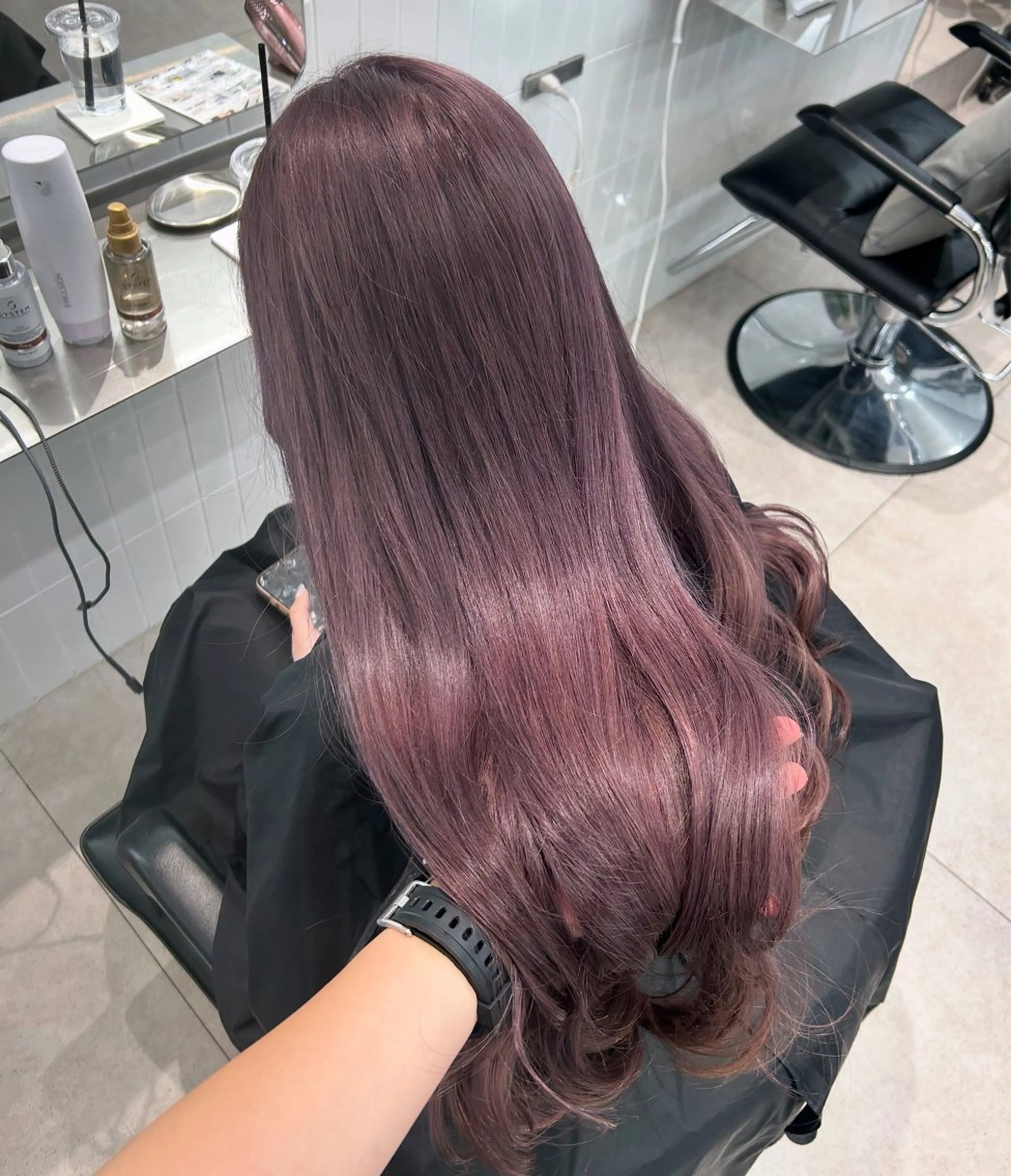 ロング sera 🎀海外ハイライトのヘアスタイル