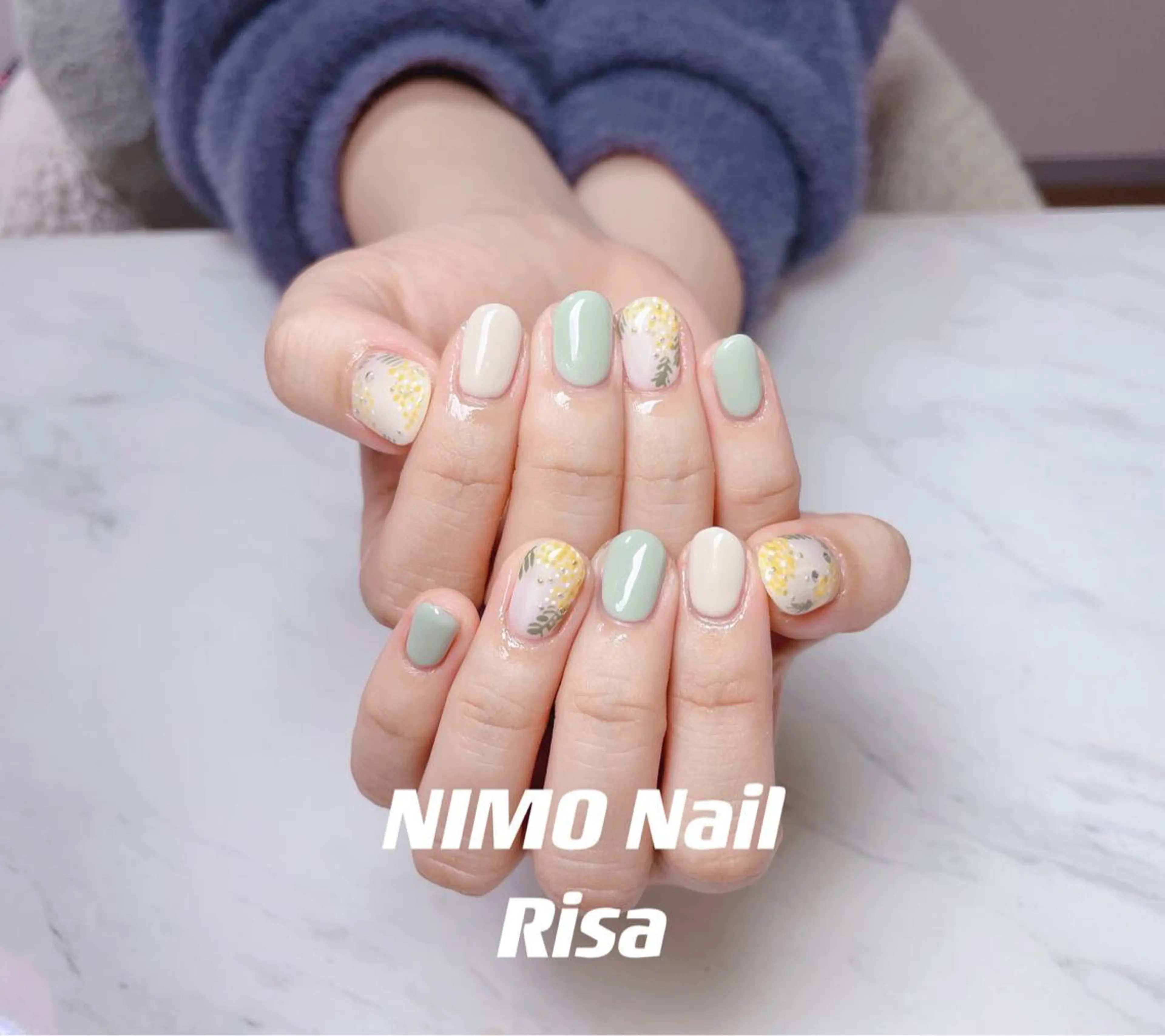 ネイル ハンドネイル RI SA☀️ リサのネイルデザイン