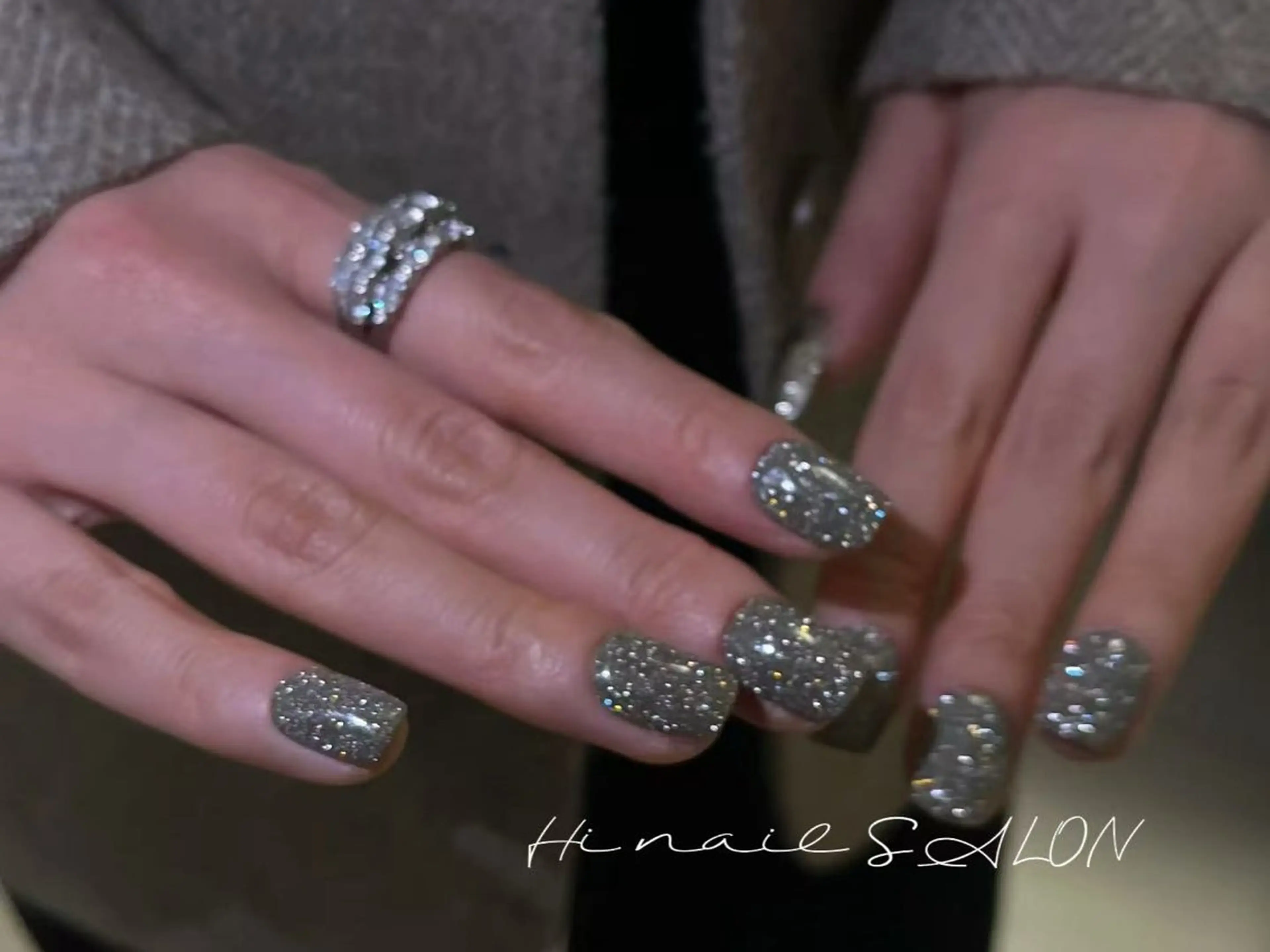 ネイル ワンカラーネイル 柊 明凛のネイルデザイン