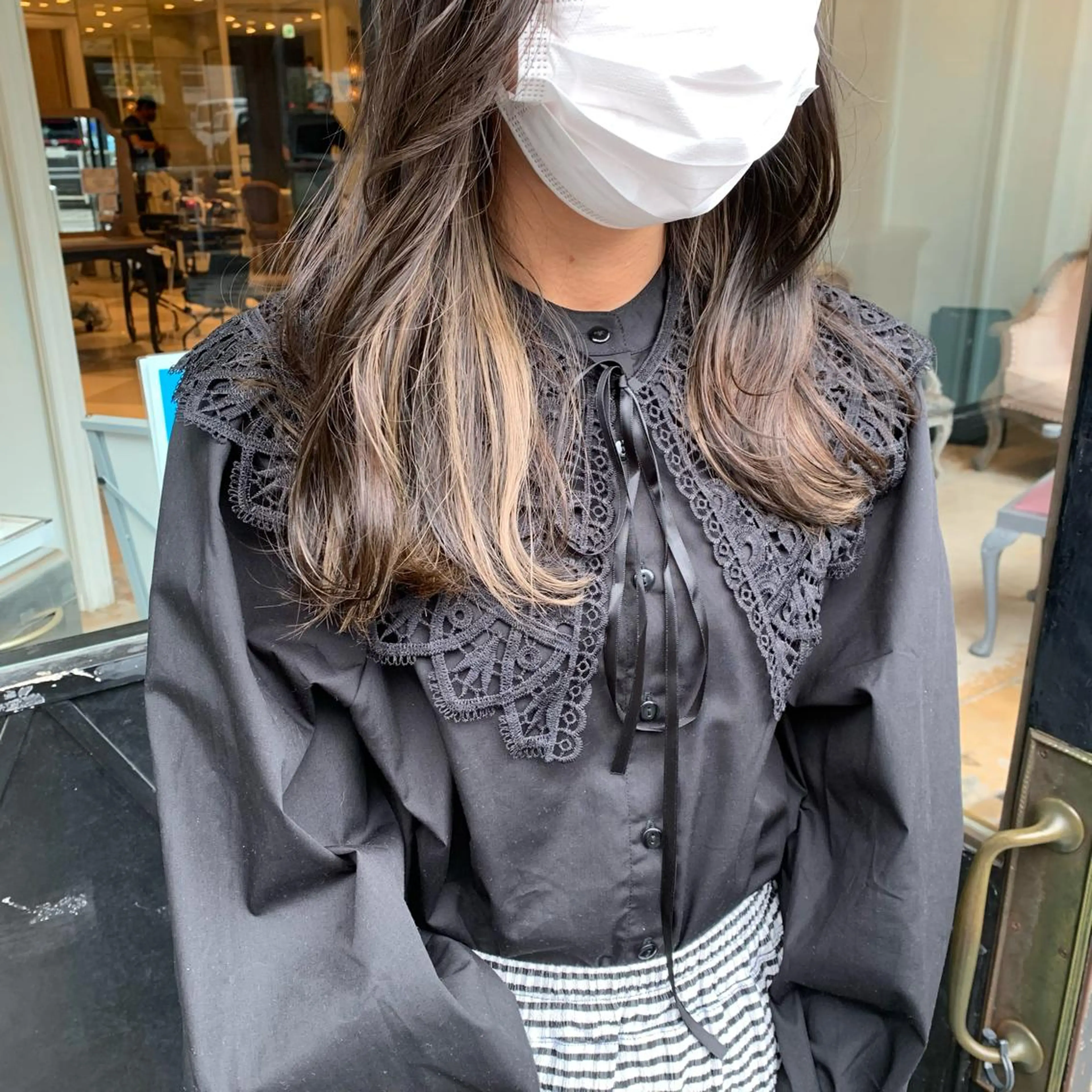 ロング カラー ヘアカラー SAKINO. ベージュカラーのヘアスタイル