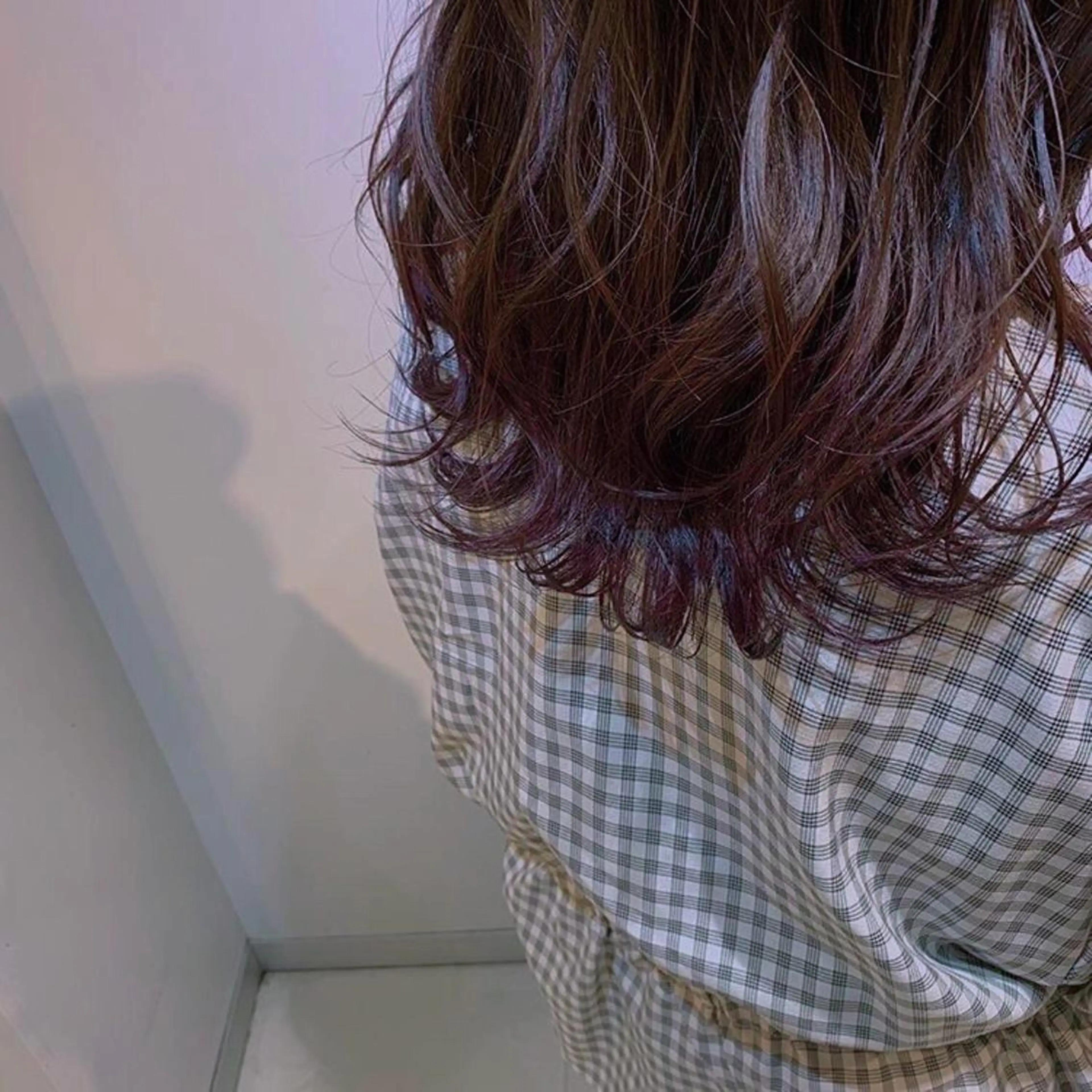 ロング カラー カット ヘアカラー しのはら まどかのヘアスタイル