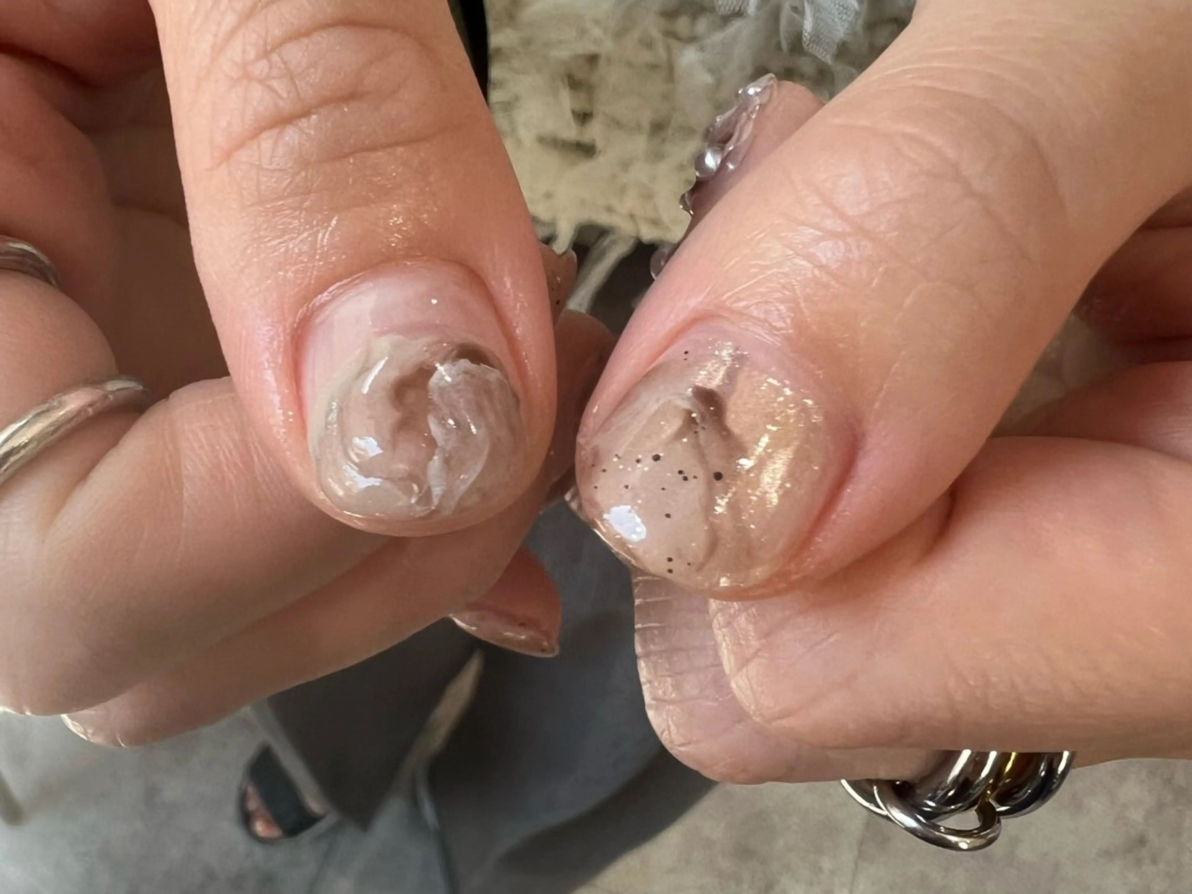 ネイル ニュアンスネイル sode shioriのネイルデザイン