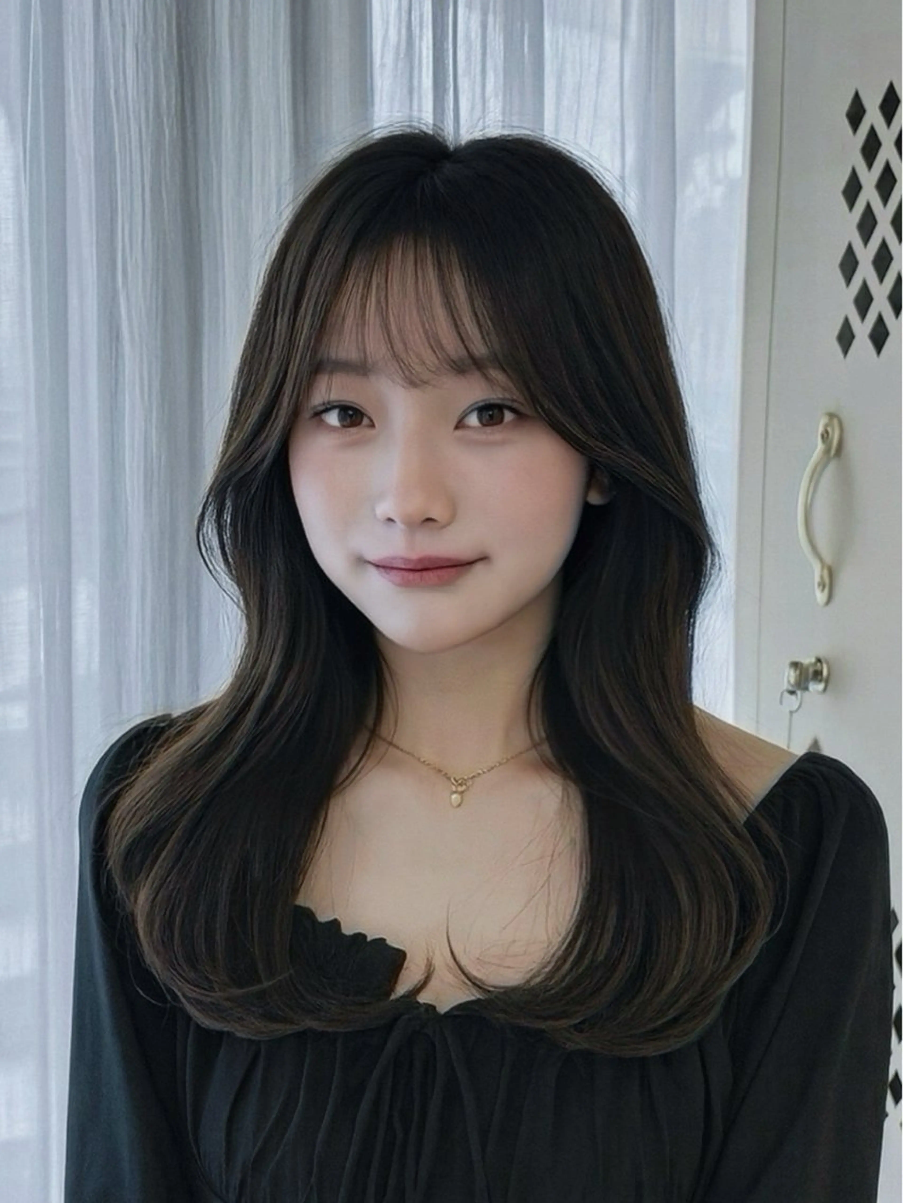 セミロング ヘアセット 🤍 韓国ヘア / INORI 🤍のヘアスタイル