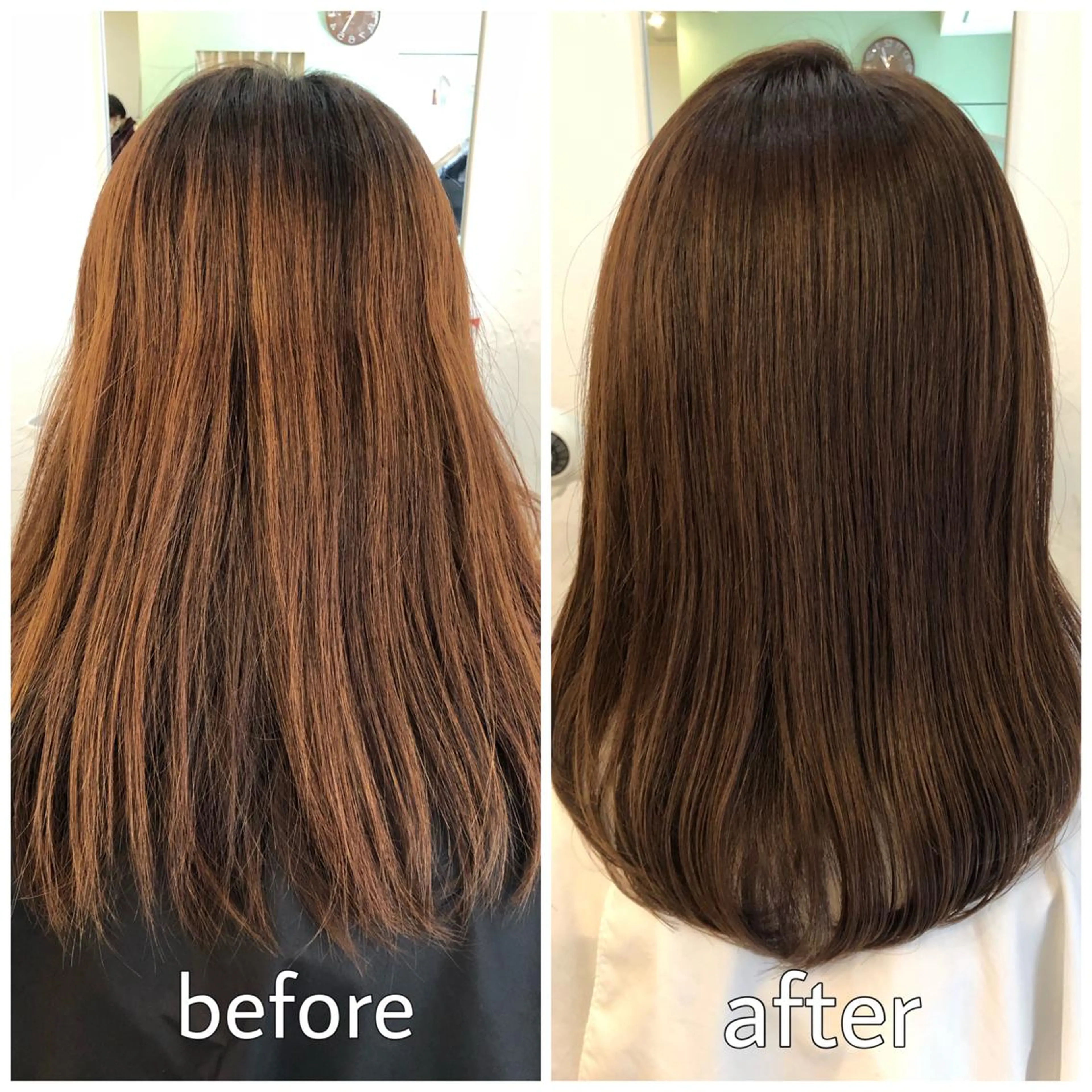 ミディアム カラー 髪質改善✨️透明感カ ラー✧*。山下さいみのヘアスタイル