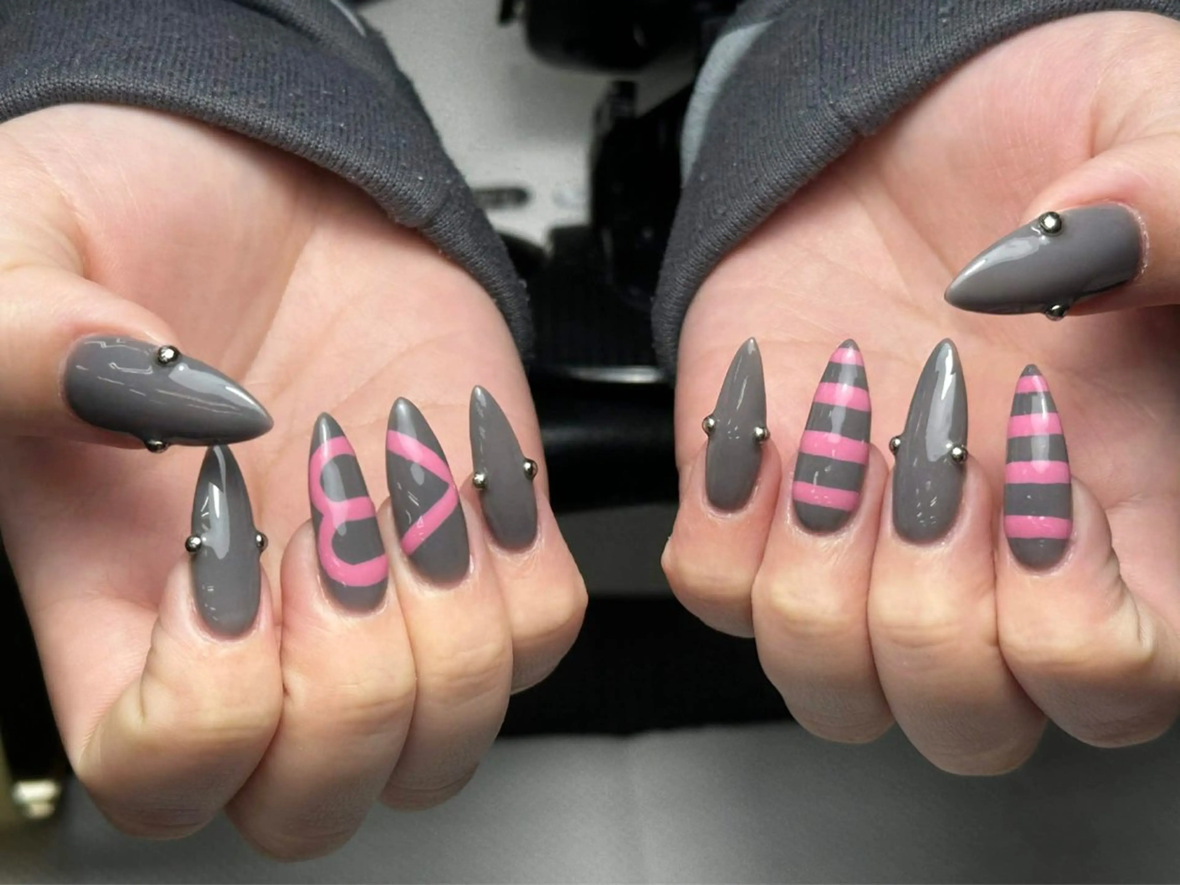 ネイル 韓国ネイル 持ち込み ニュアンスネイル ネイルチップ 冬ネイル RINN ANA.CHUOのネイルデザイン