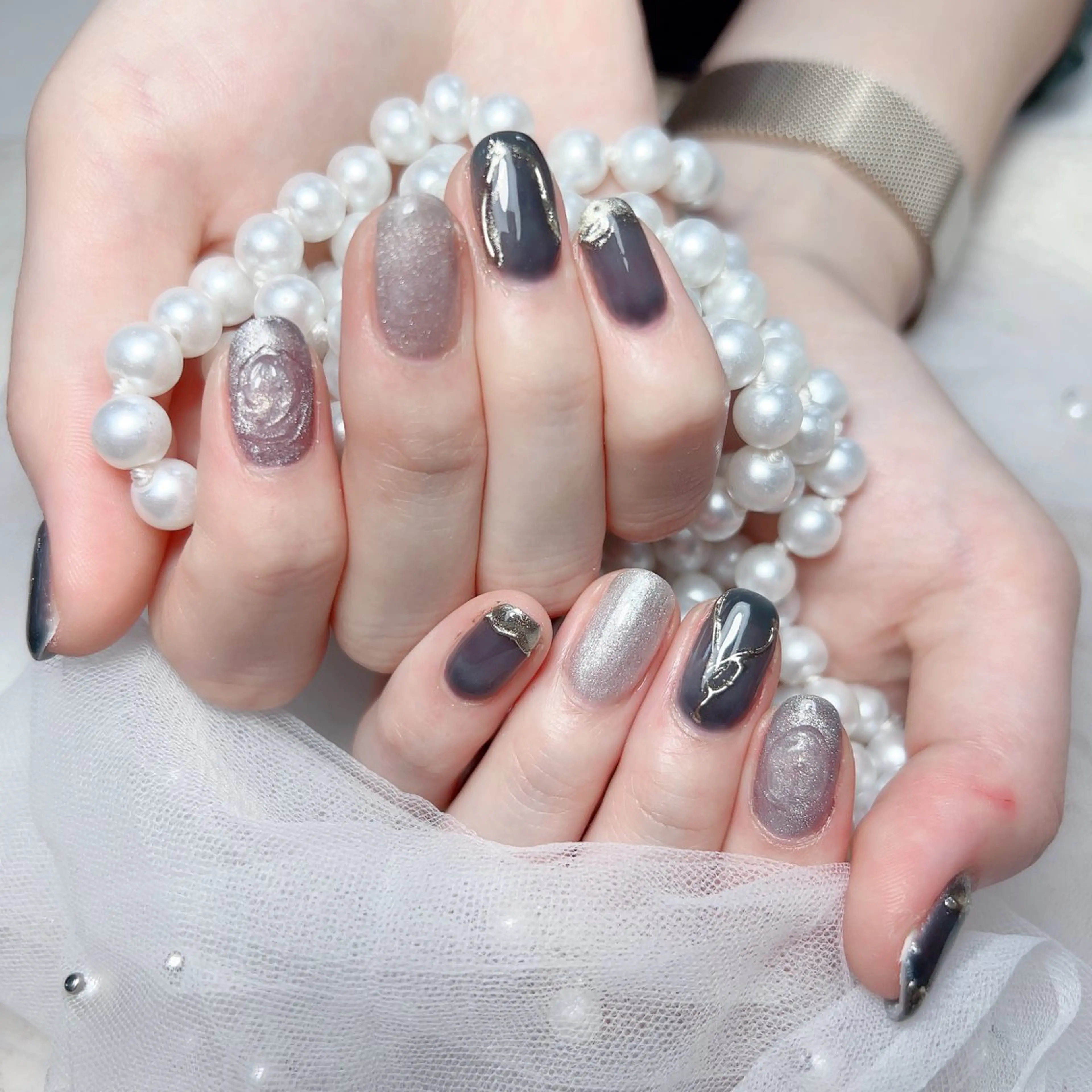 ネイル ハンドネイル 🎀M nails✨ ビューティーのネイルデザイン