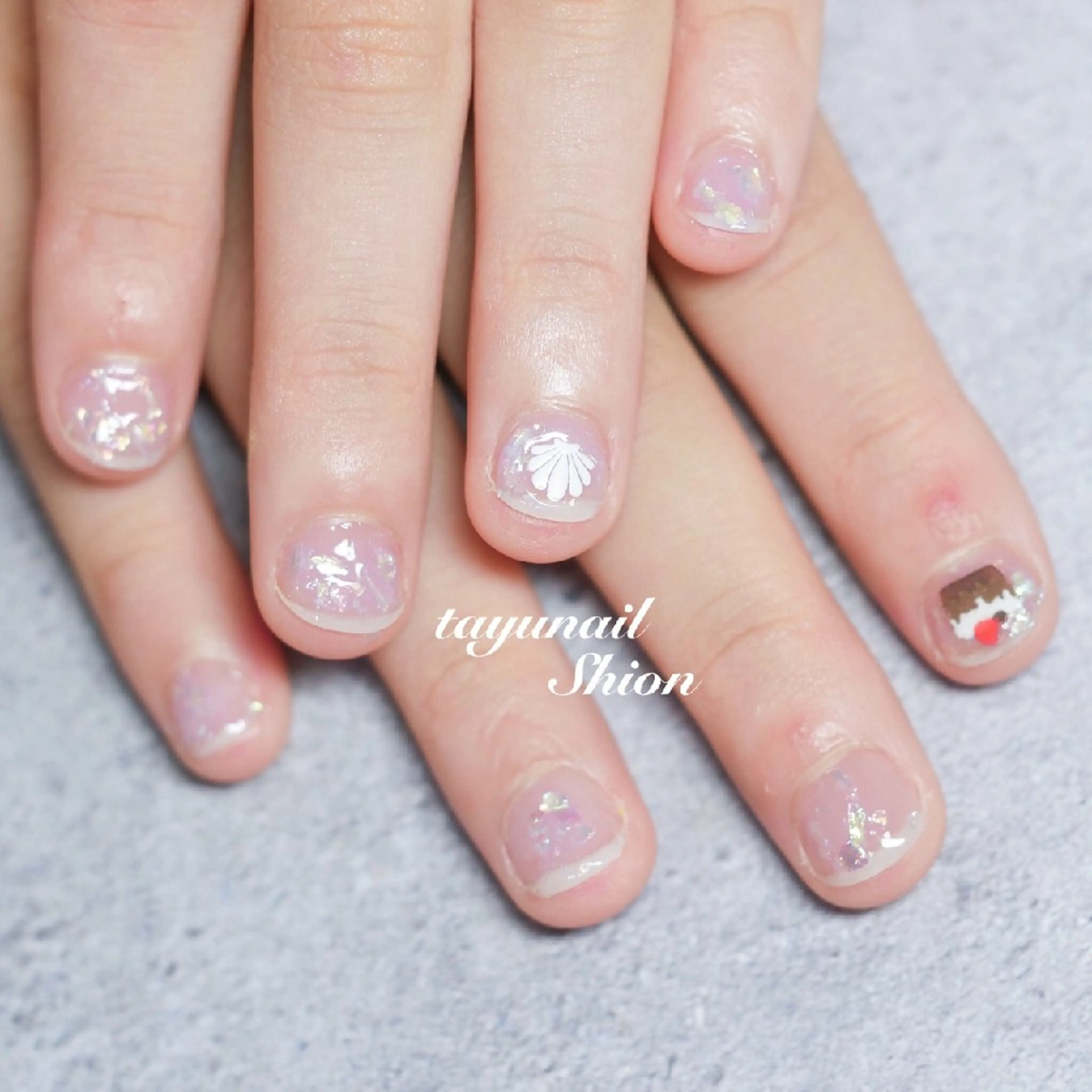 ネイル ジェルネイル キラキラネイル パラジェル ネイルサロン 【たゆnail】のネイルデザイン
