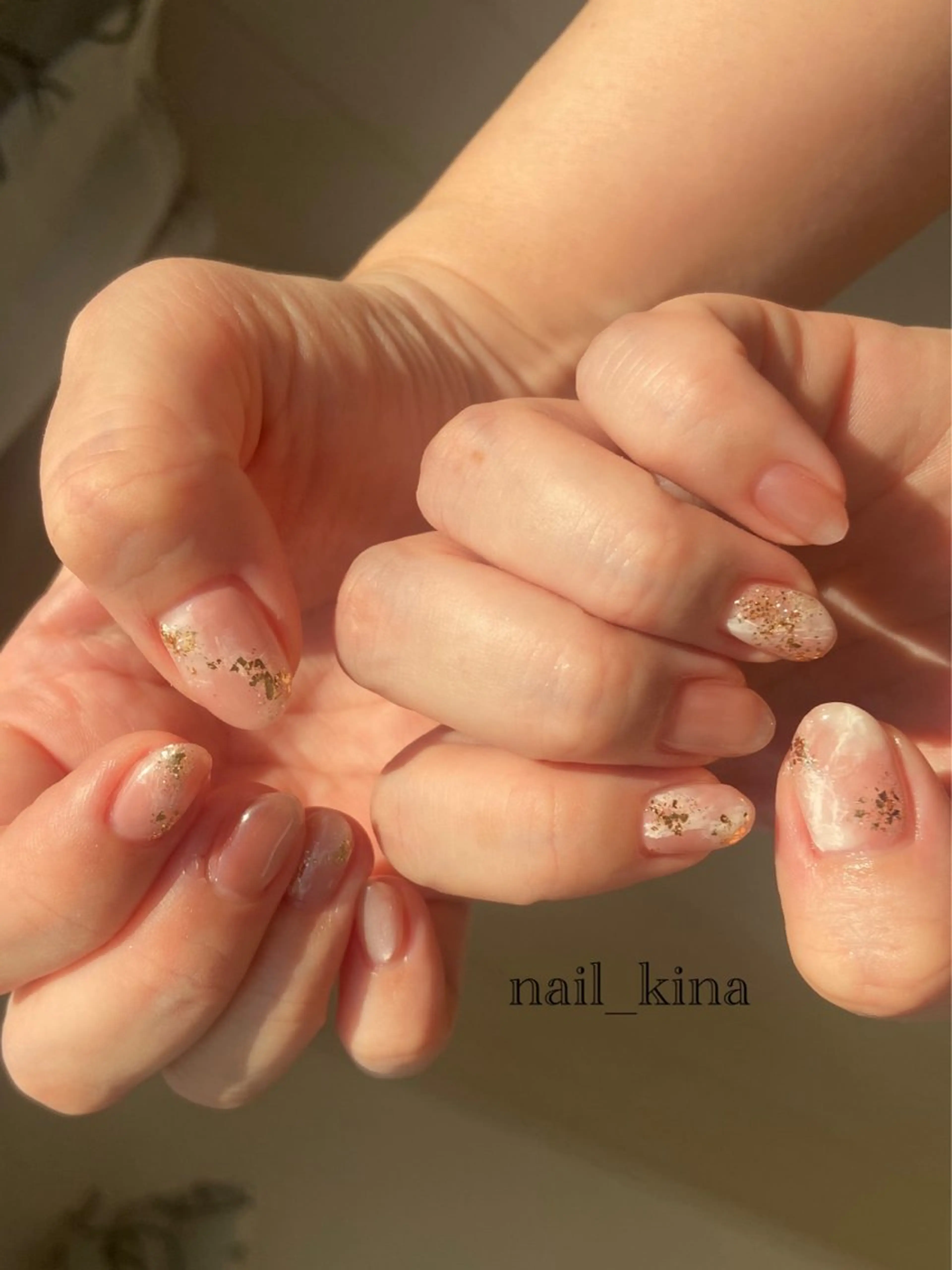 ネイル フラッシュネイル マグネットネイル ワンカラーネイル nail_ kinaのネイルデザイン