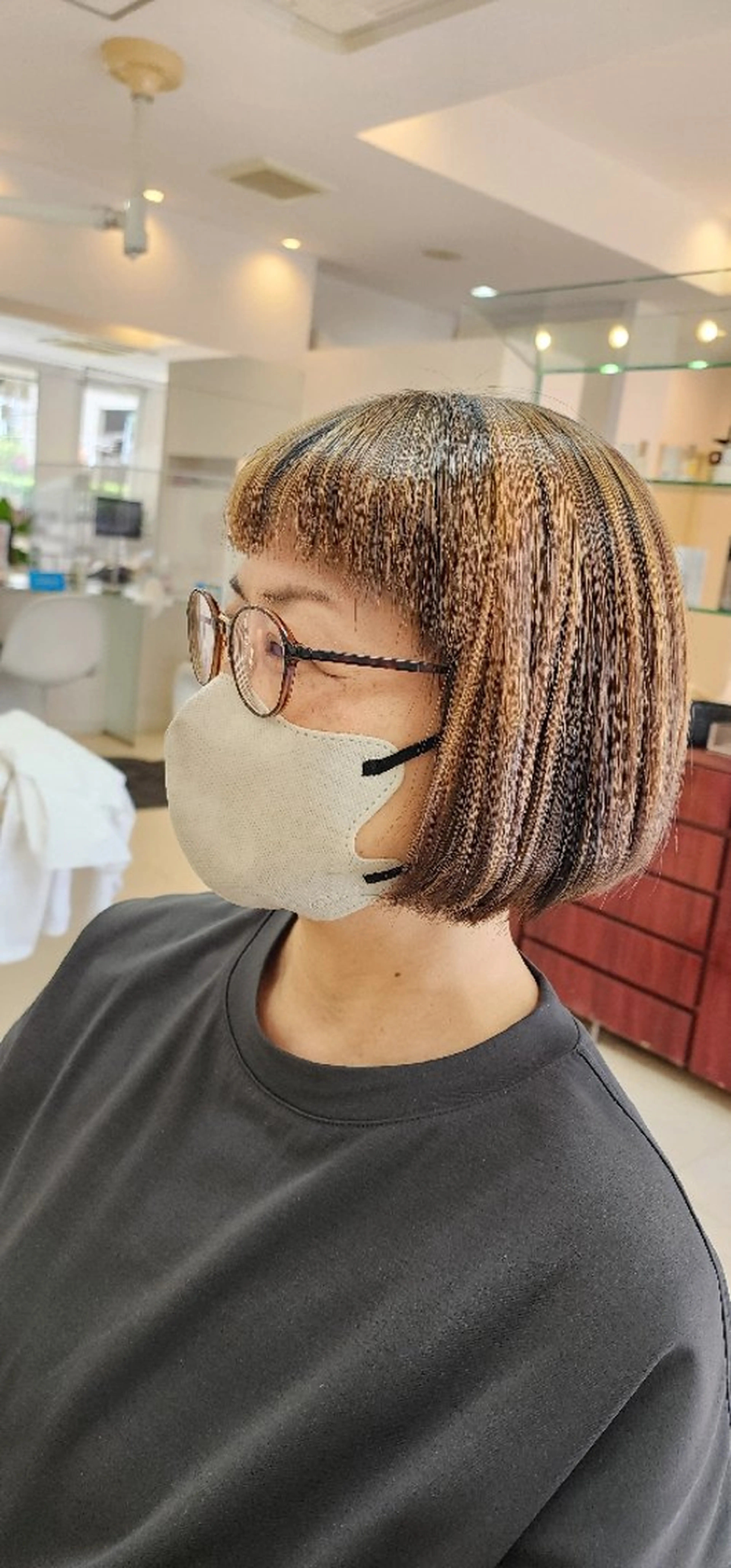 ミディアム カラー hairmake Juinのヘアスタイル