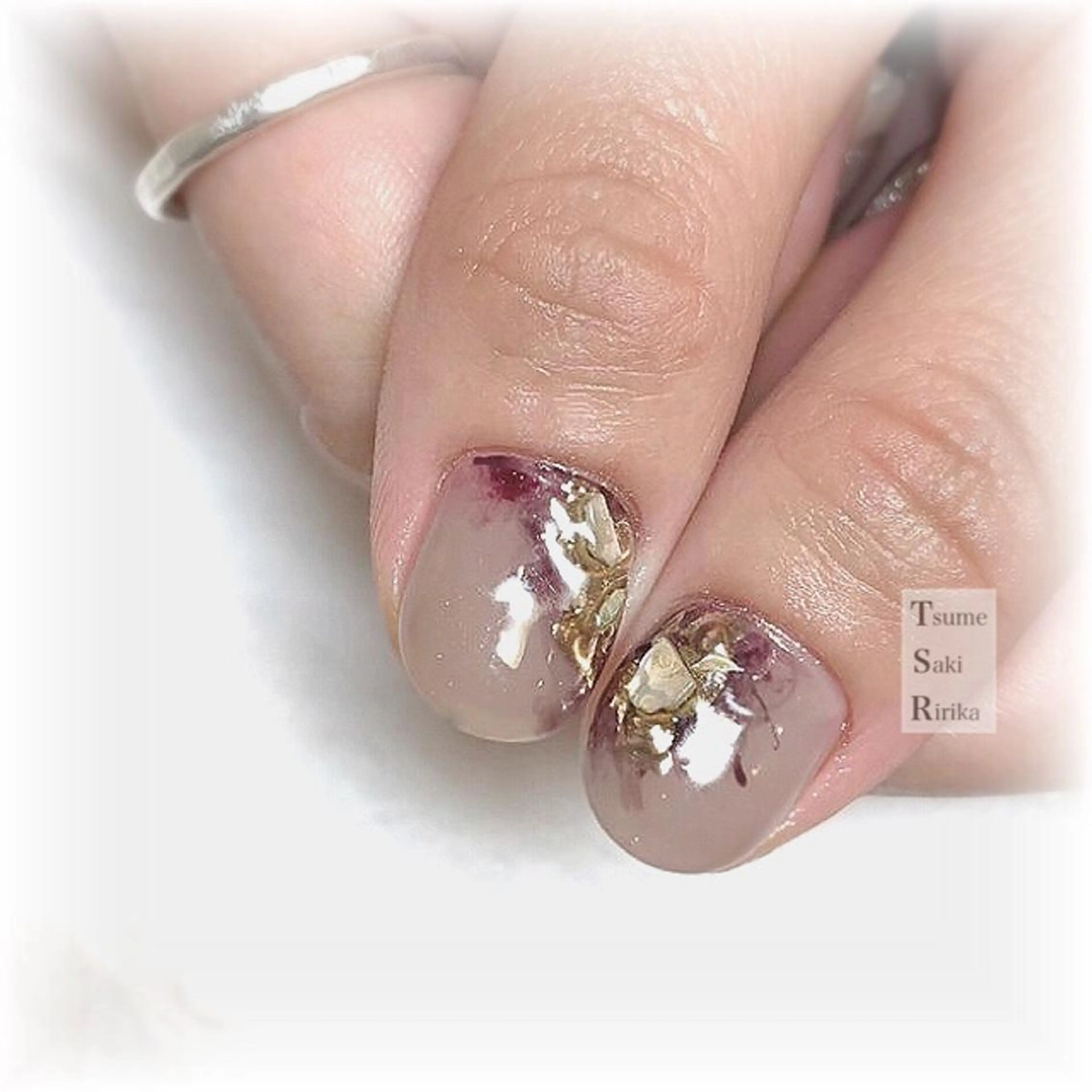 ネイル 爪咲 りり花のネイルデザイン