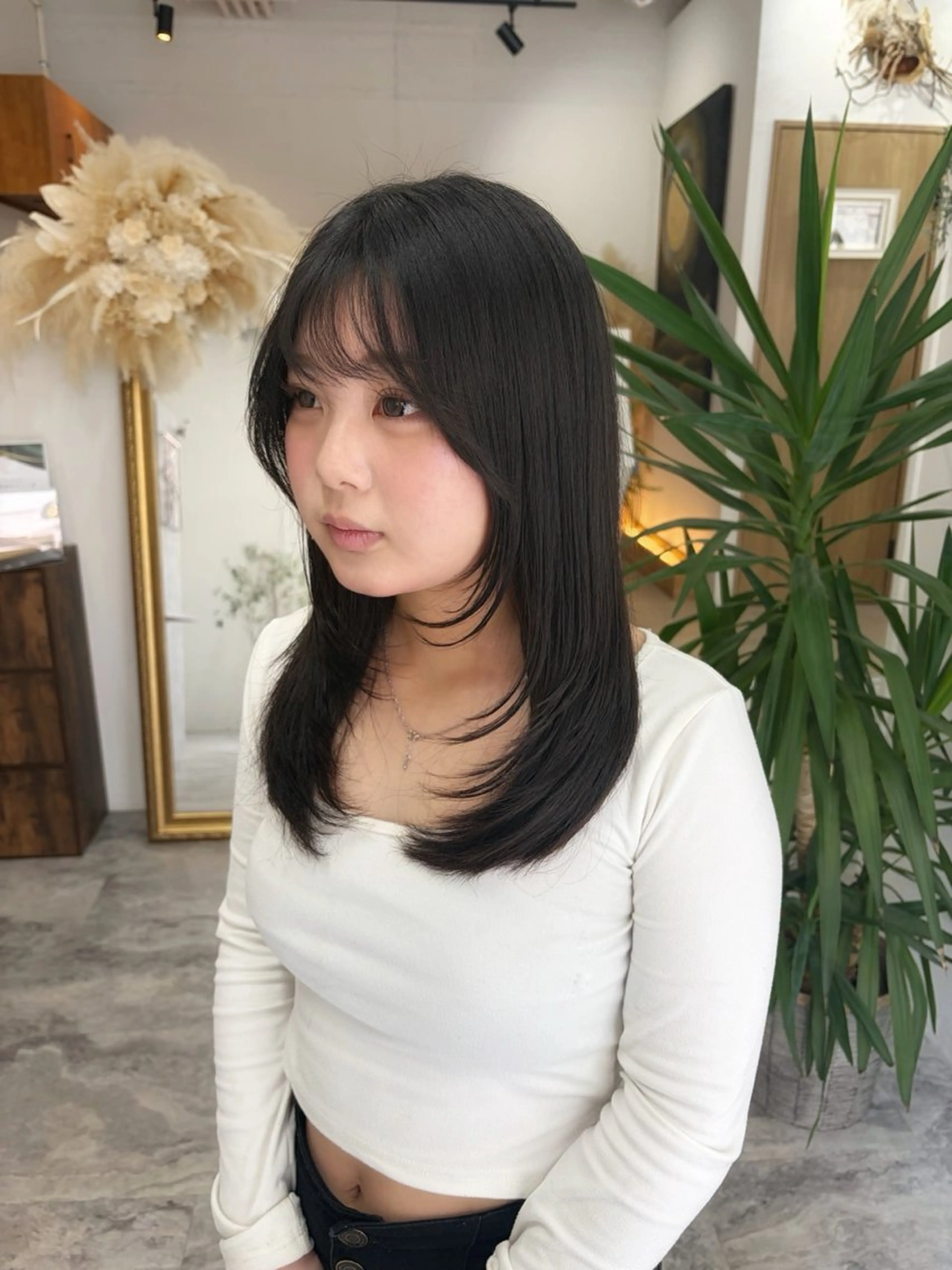 ミディアム ボブレイヤー ミディアムレイヤー ボブ ハッシュカット レイヤーカット カット レイヤーカット🏆/ 髪質改善🏆/福本凌のヘアスタイル