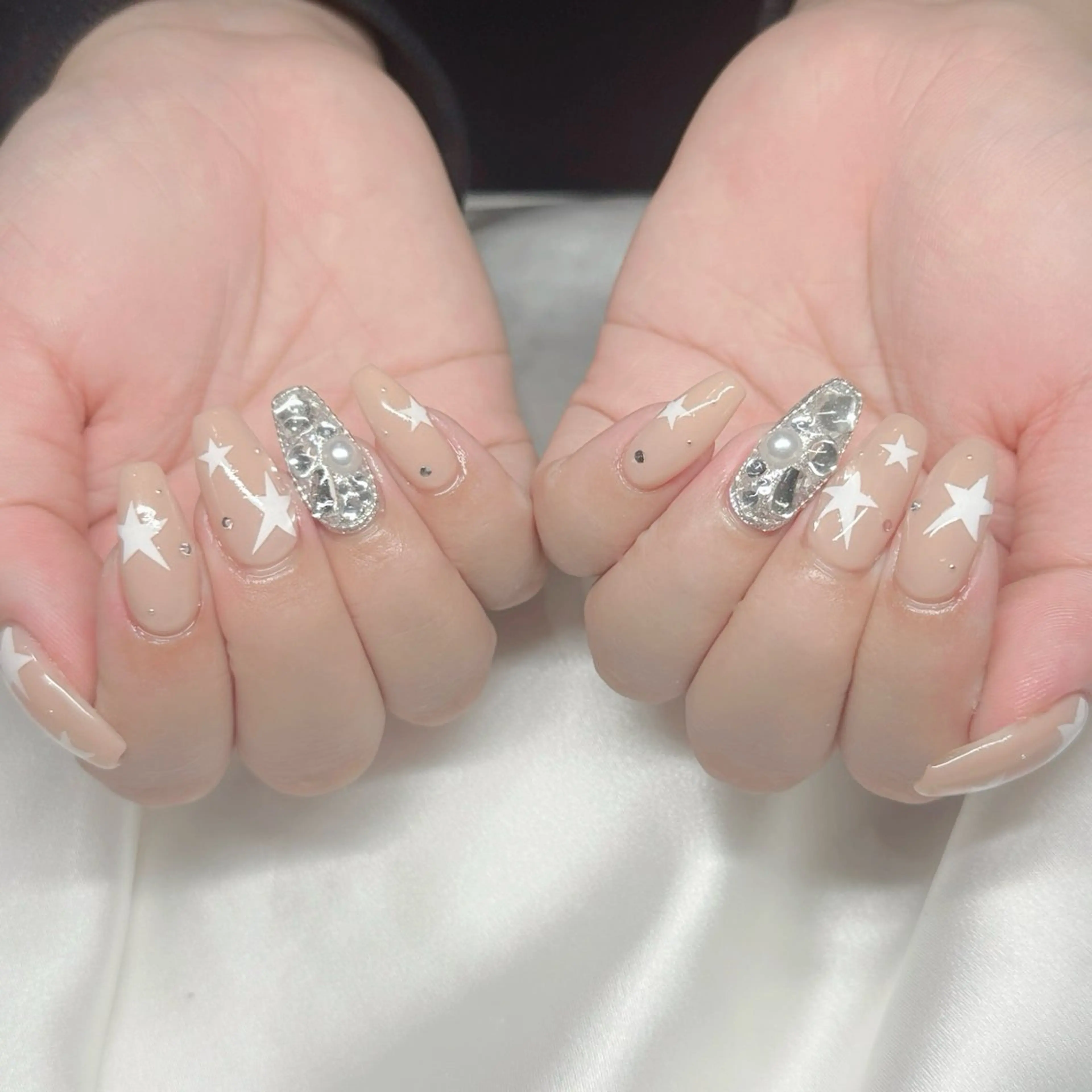 ネイル 韓国ネイル 冬ネイル ハンドネイル L'oeillet HIBIKIのネイルデザイン