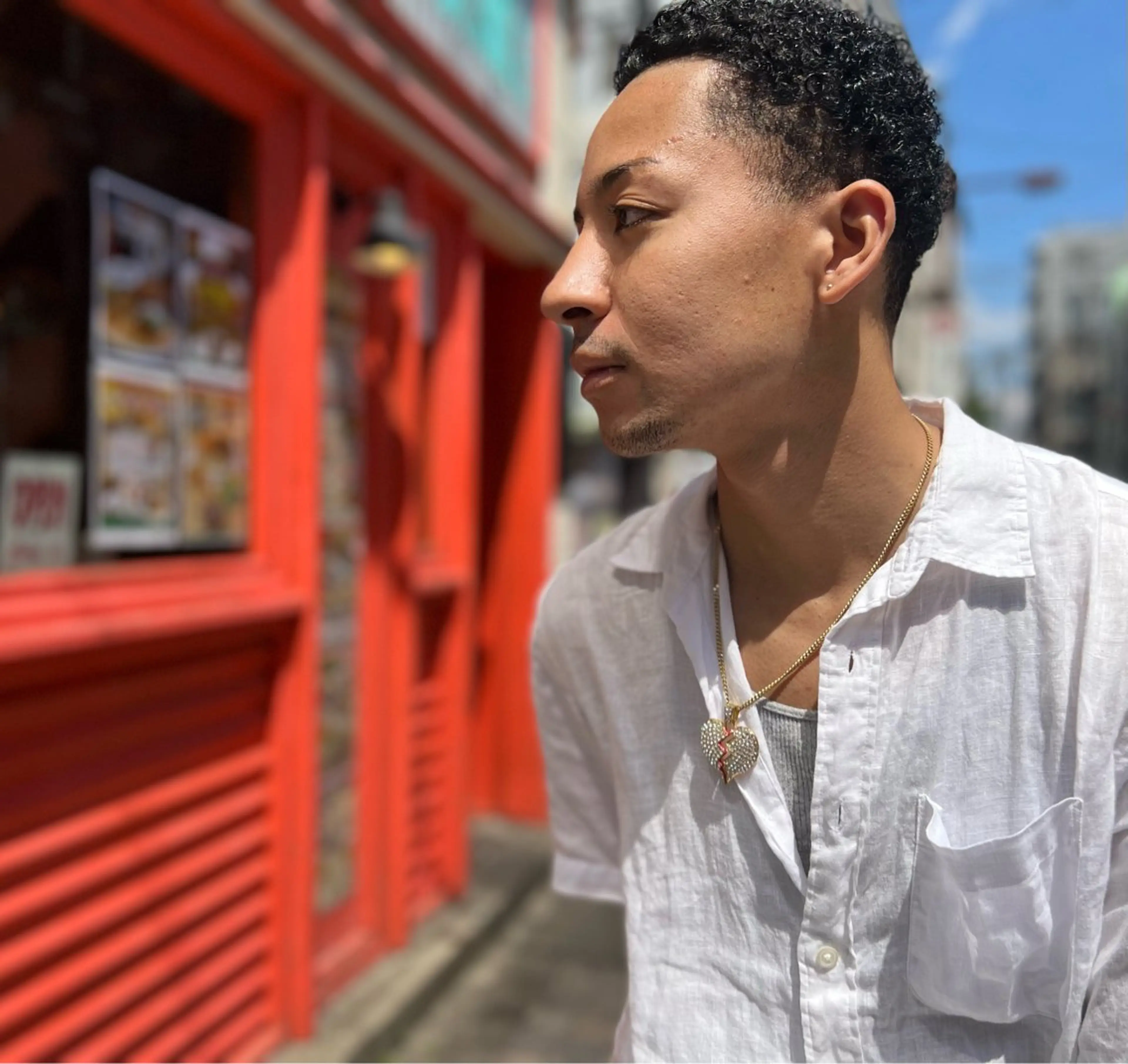 ショート メンズ センターパート フェードカット メンズパーマ メンズツイストパーマ ツーブロック 池袋/フェード /メンズ/のせちのヘアスタイル