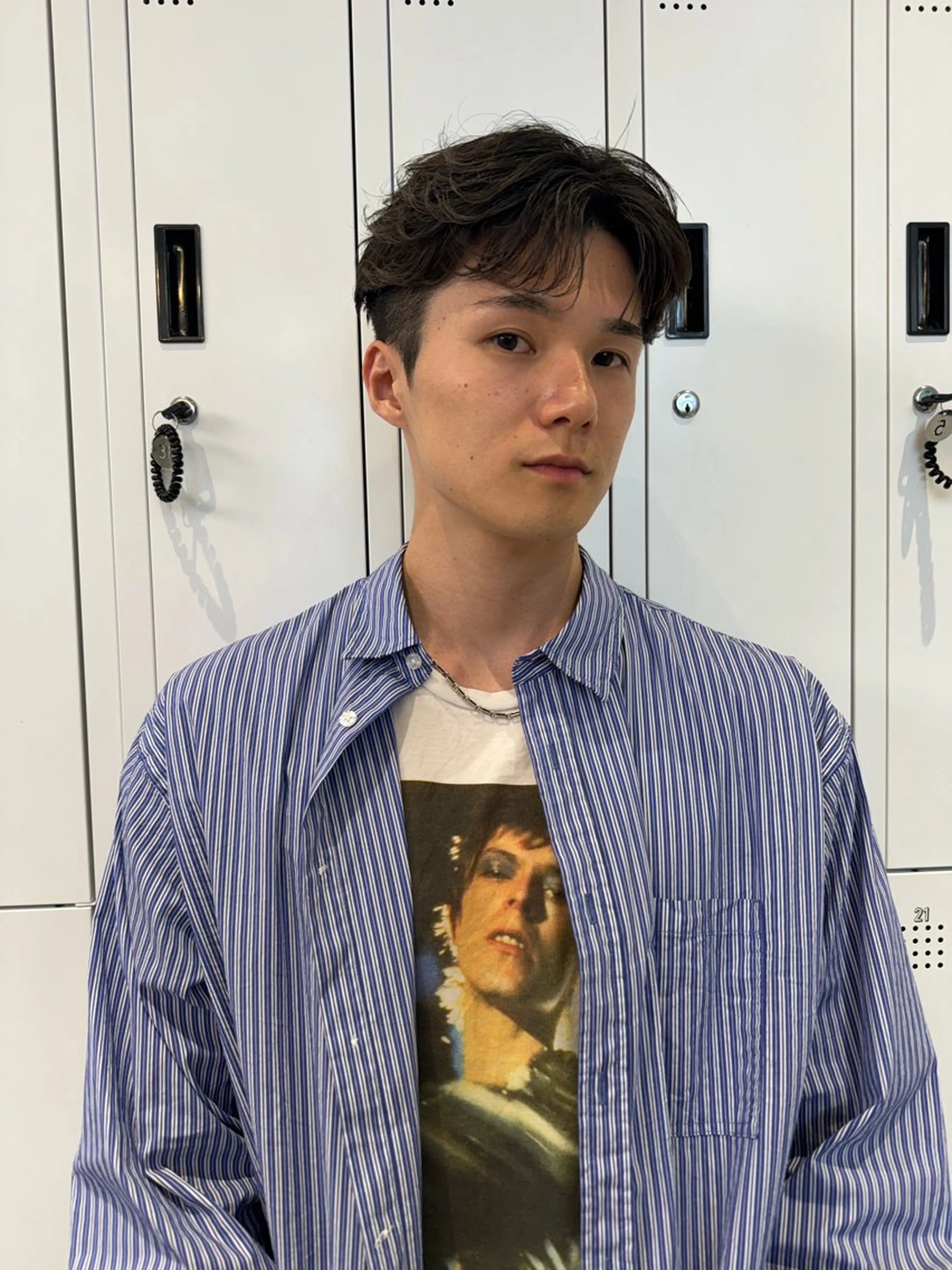 ショート パーマ メンズ カット パーマ 🇰🇷カルマパーマ kaito🇰🇷のヘアスタイル