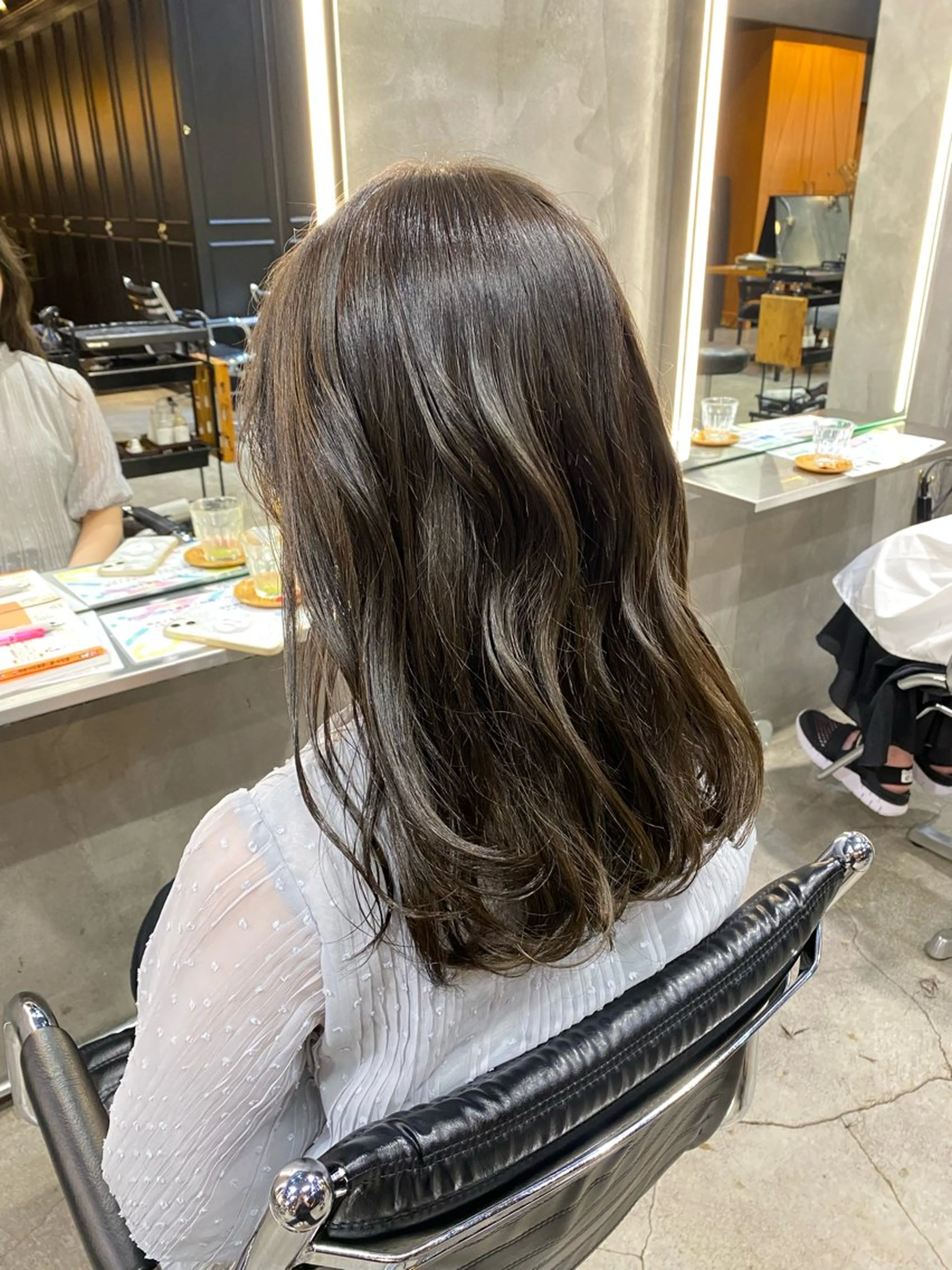 カラー グレージュ カーキグレージュ オレンジ 透明感カラー🌿 グレージュ🐺陽介のヘアスタイル