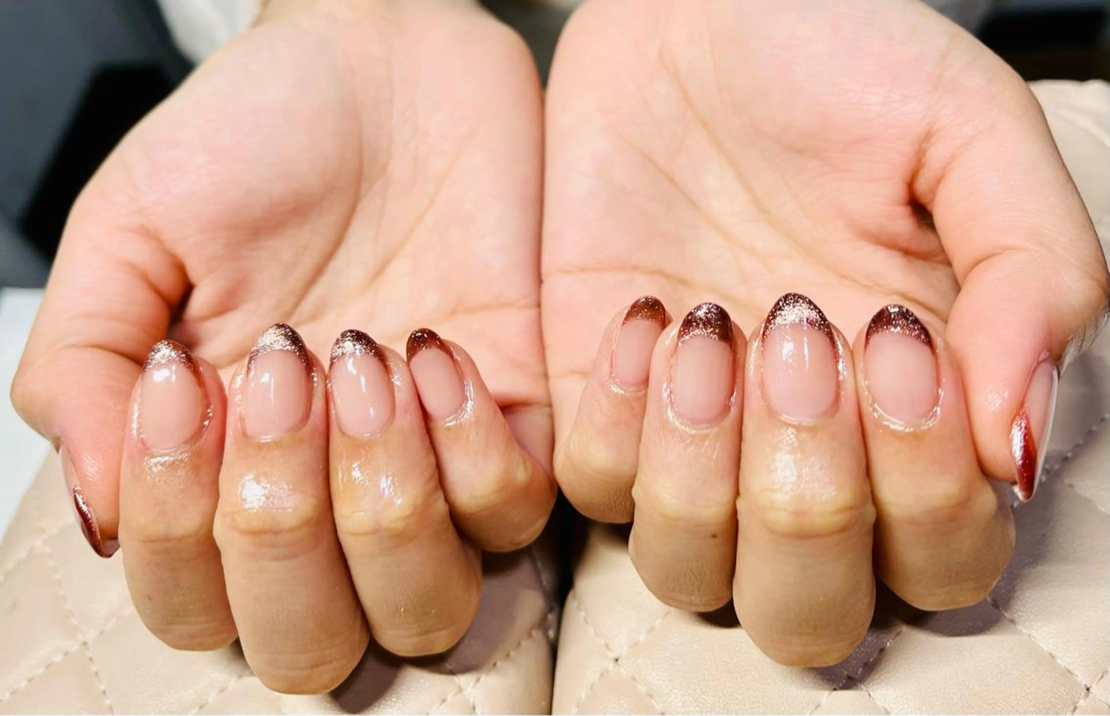 ネイル ハンドネイル goldgleams ちなのネイルデザイン