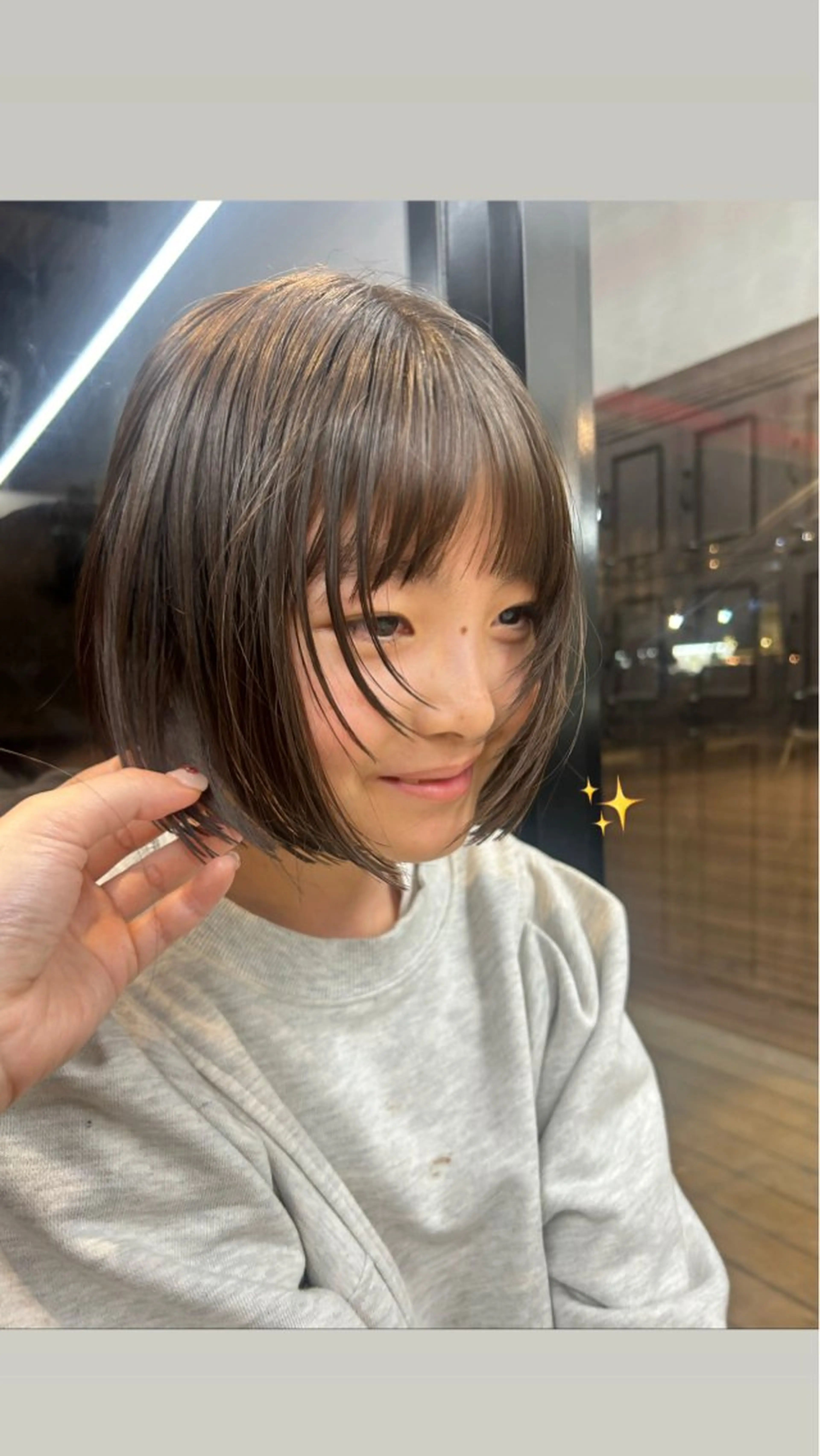 ショート 顔周りカット 透明感カラー/西梅田 / nagisa🦋のヘアスタイル