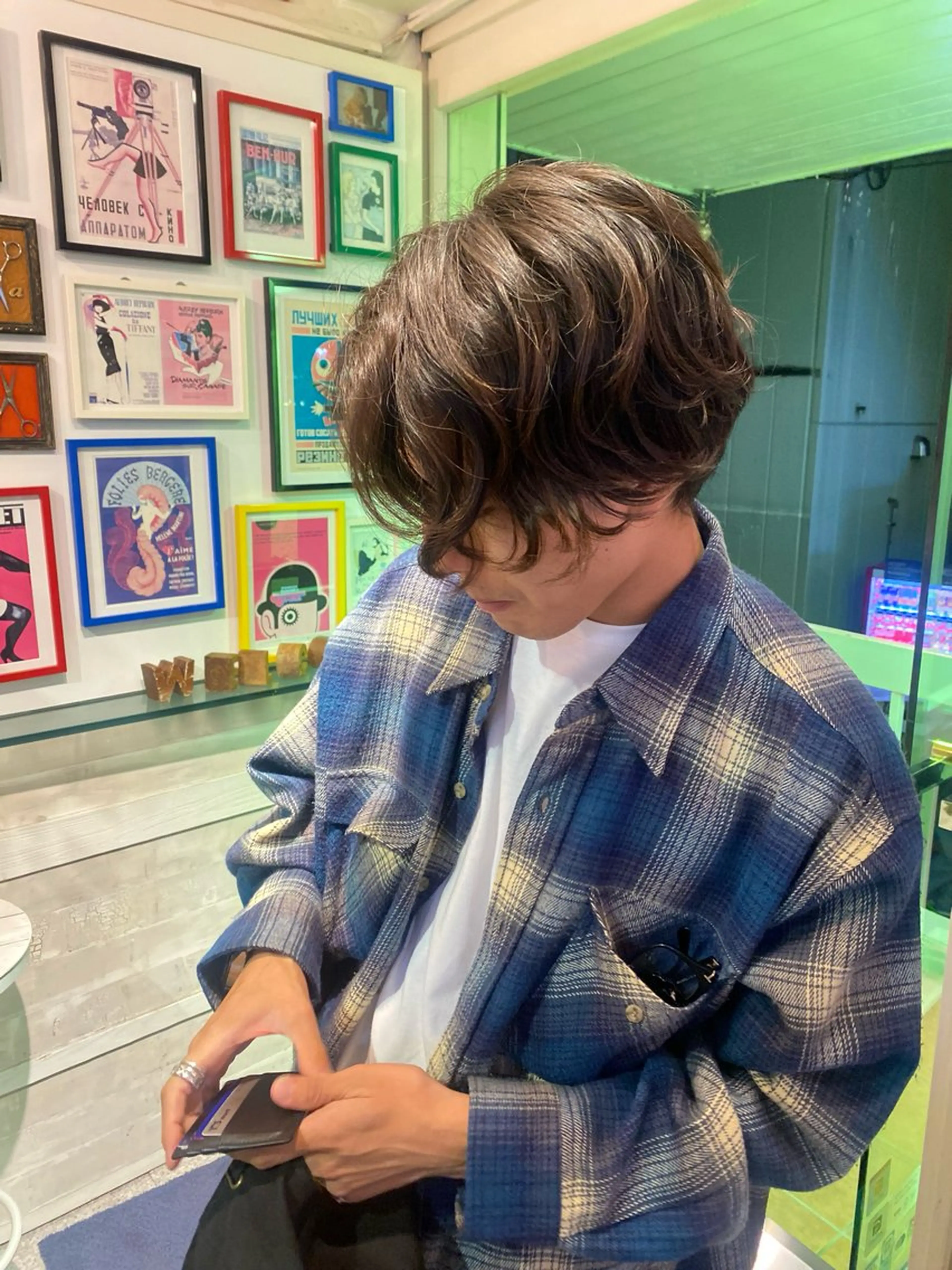 メンズカット×パーマの写真