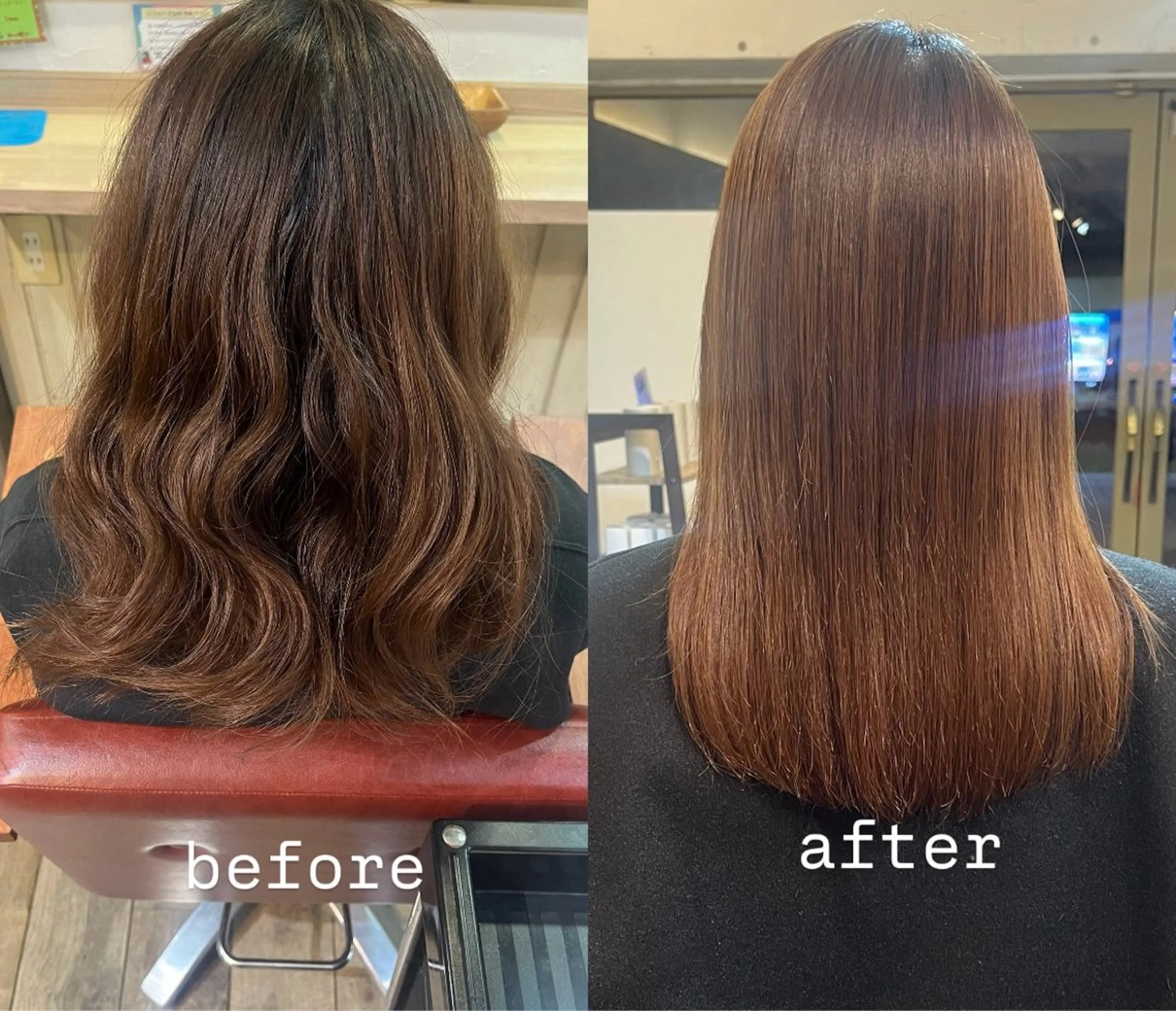 縮毛矯正 くろたき まほのヘアスタイル