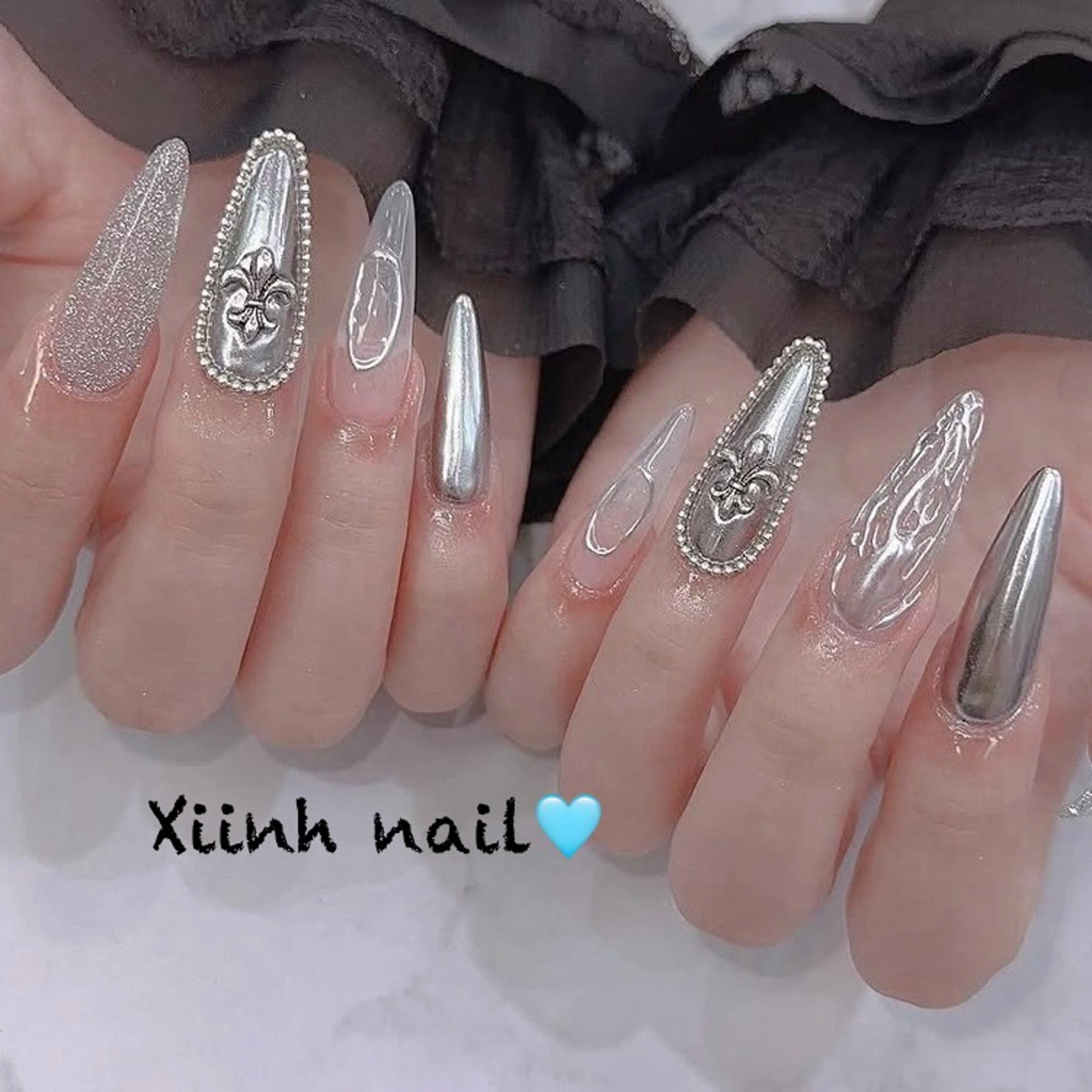ネイル チークネイル 桜ネイル フットネイル ジェルネイル ハロウィン ハンドネイル XIINH NAIL SALONのネイルデザイン