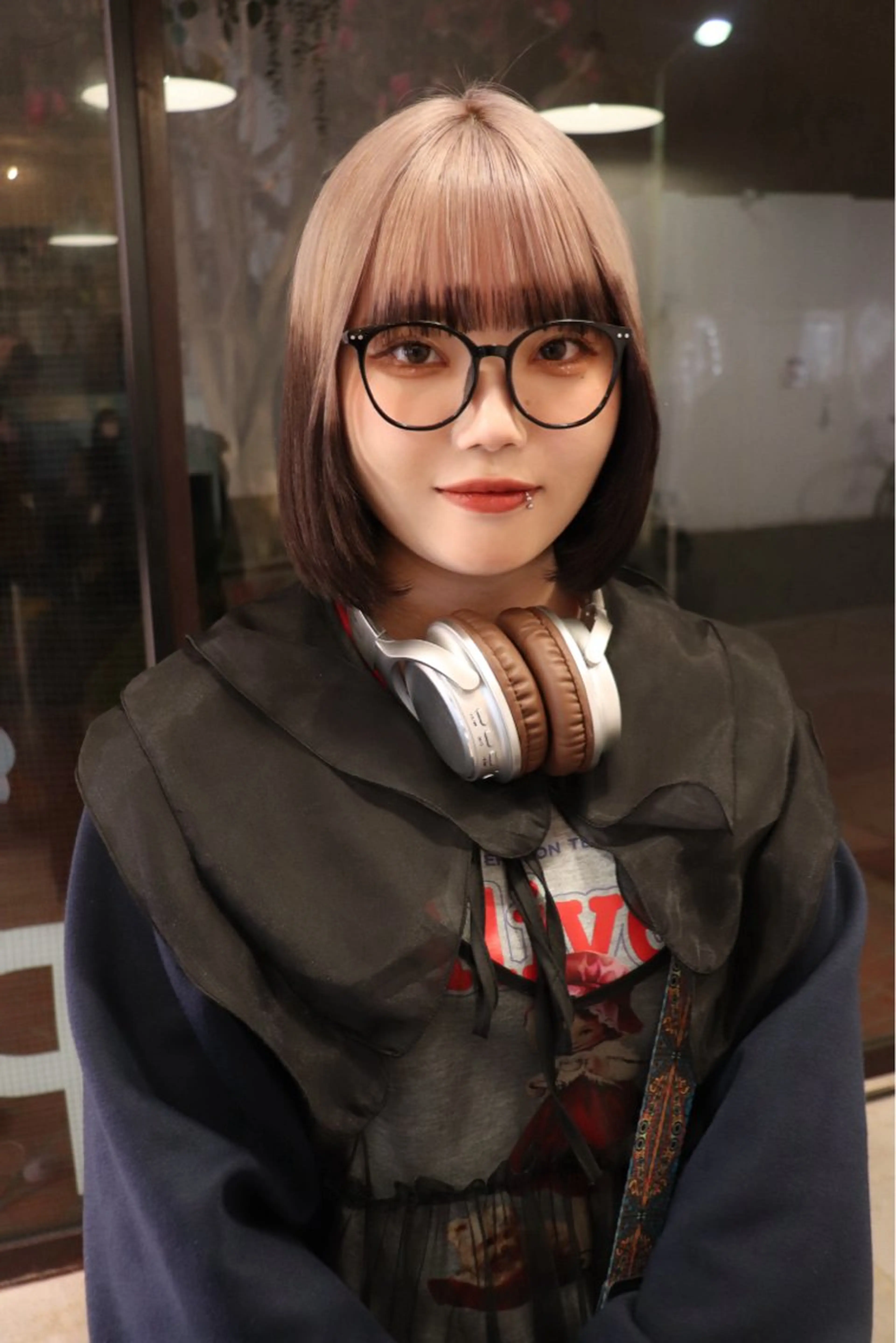 ミディアム カラー ヘアアレンジ ヘアカラー @kyoniyy KYONIのヘアスタイル