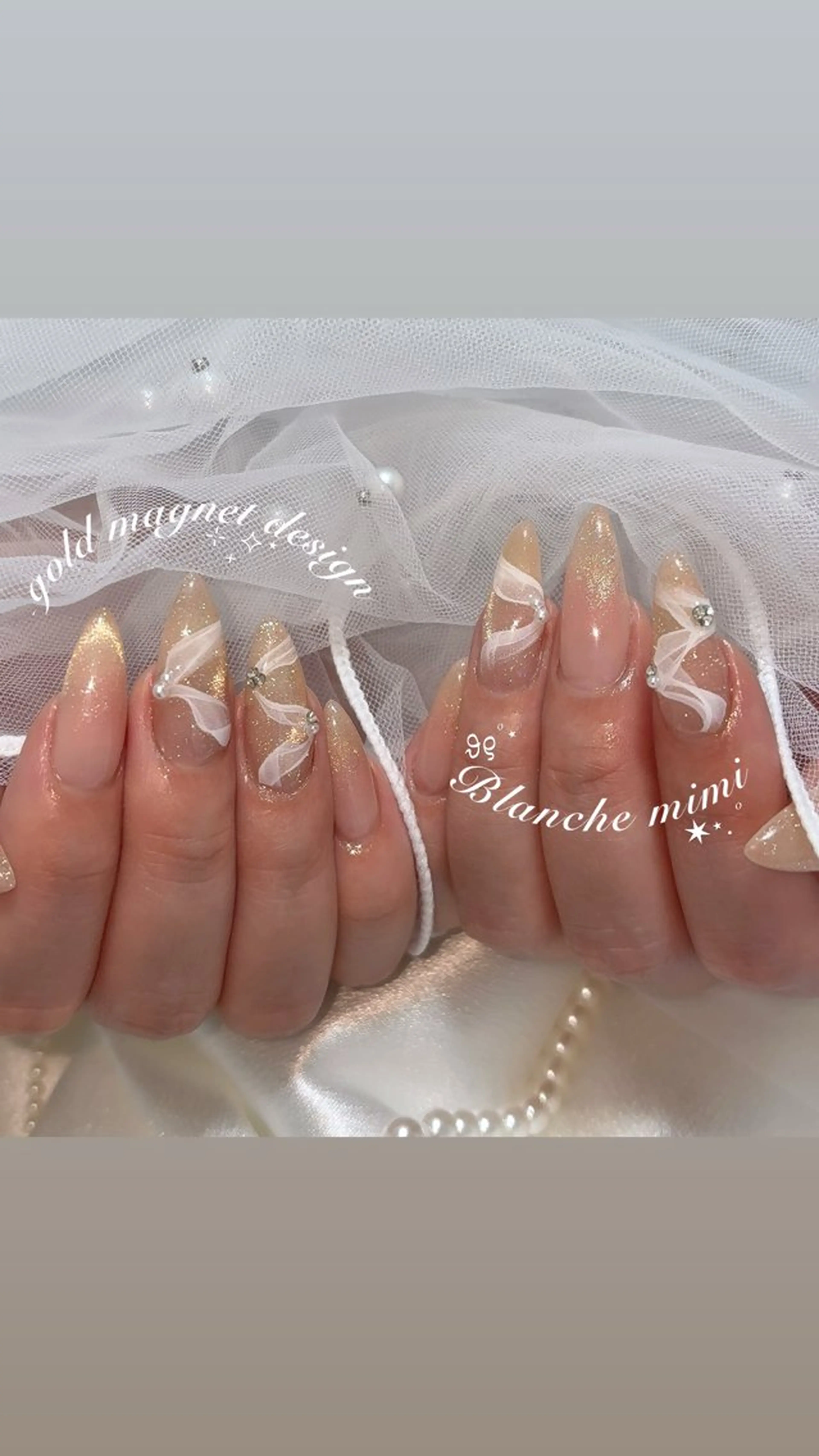 ネイル ハンドネイル Blanche mimi.u_aのネイルデザイン