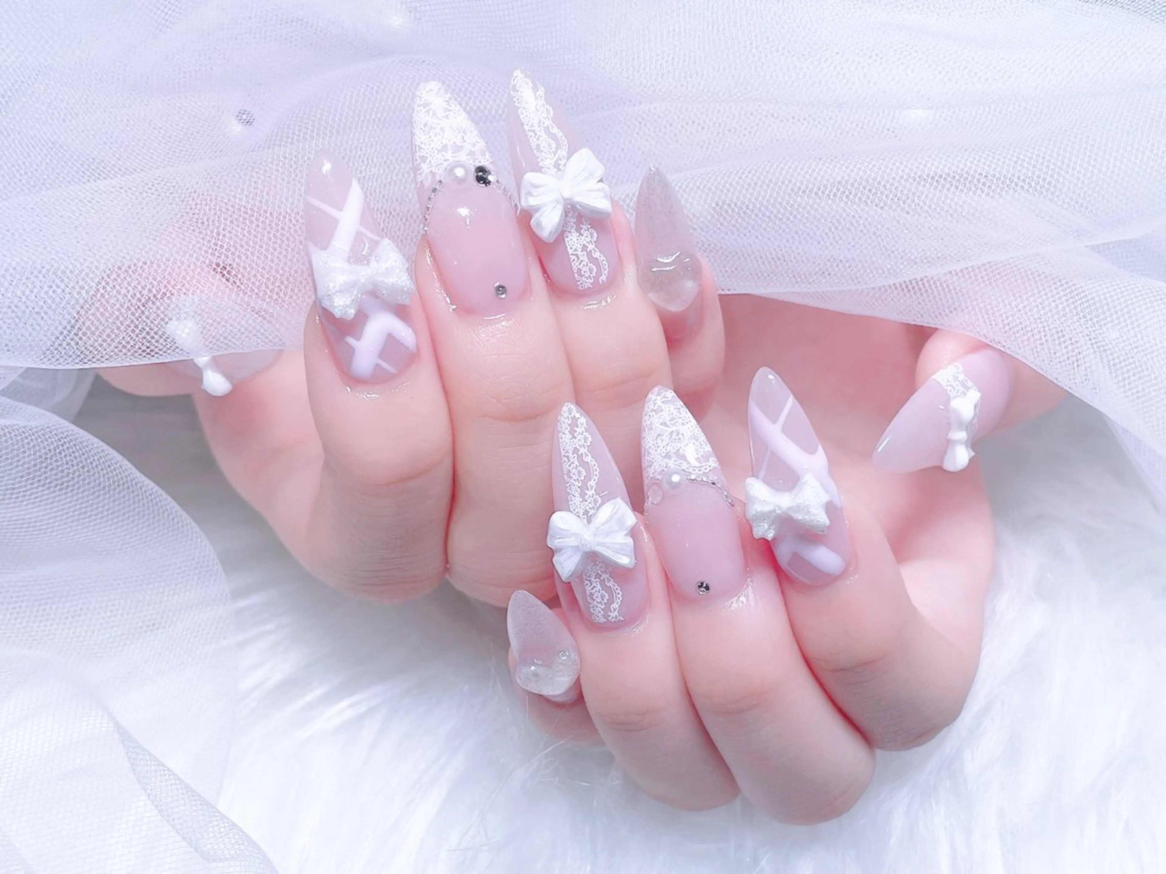 ネイル レース ＬuＬu ネイルサロンのネイルデザイン