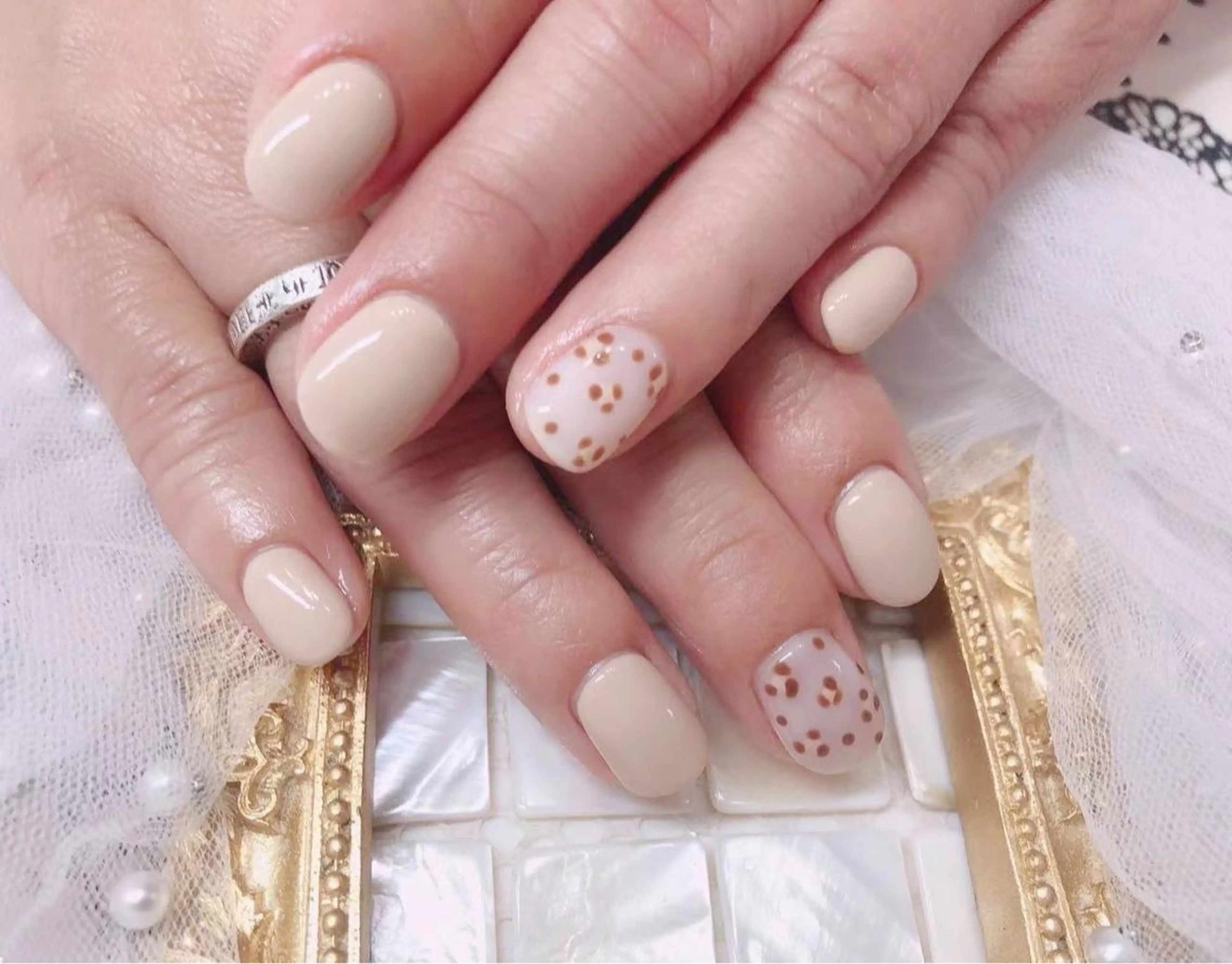 ネイル ハンドネイル マジック ミラーのネイルデザイン