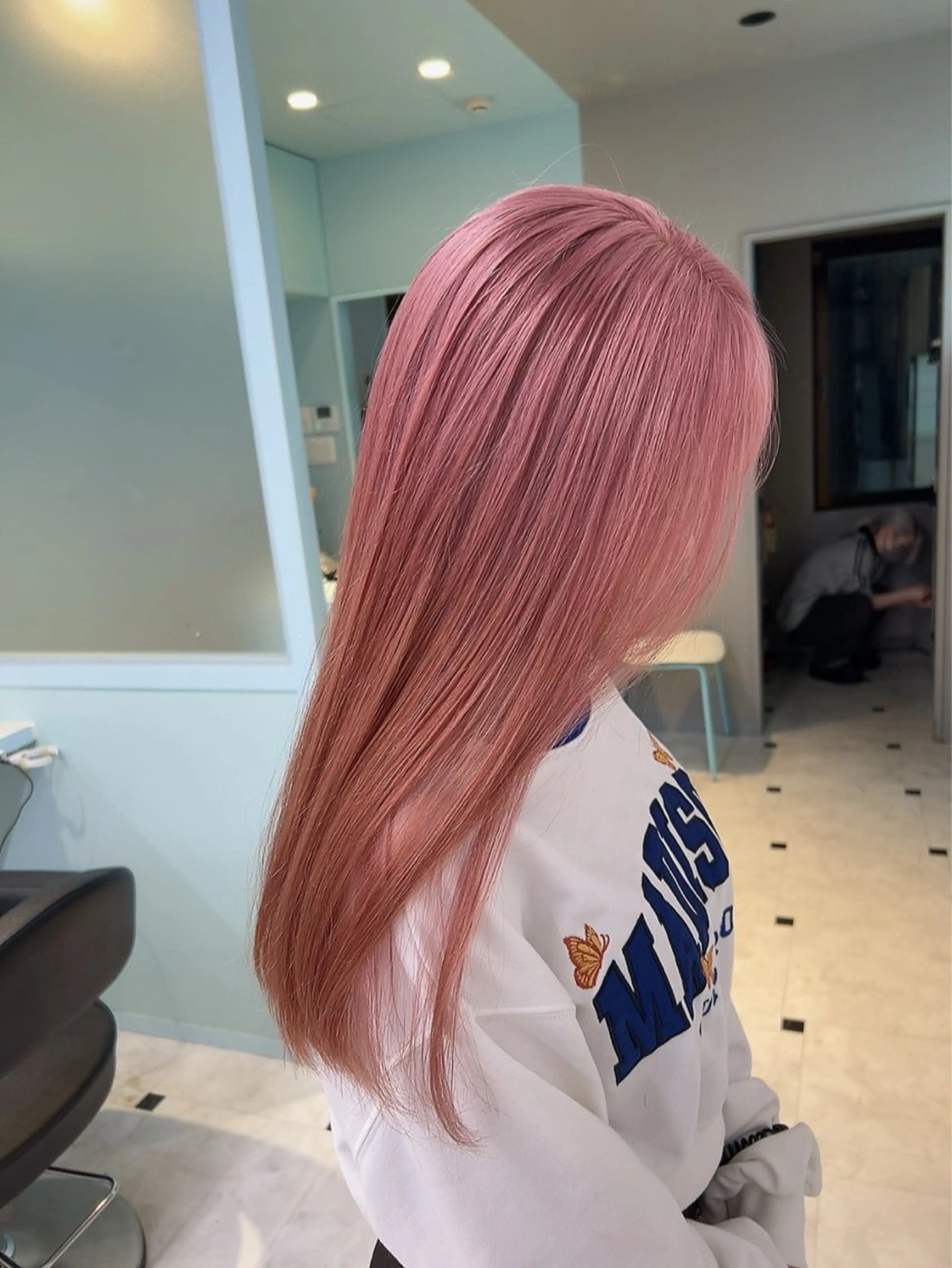 セミロング カラー ヘアカラー トリートメント ヘッドスパ ヘアセット 🥞ベージュ系カラー 【すずきりほ】🥞のヘアスタイル