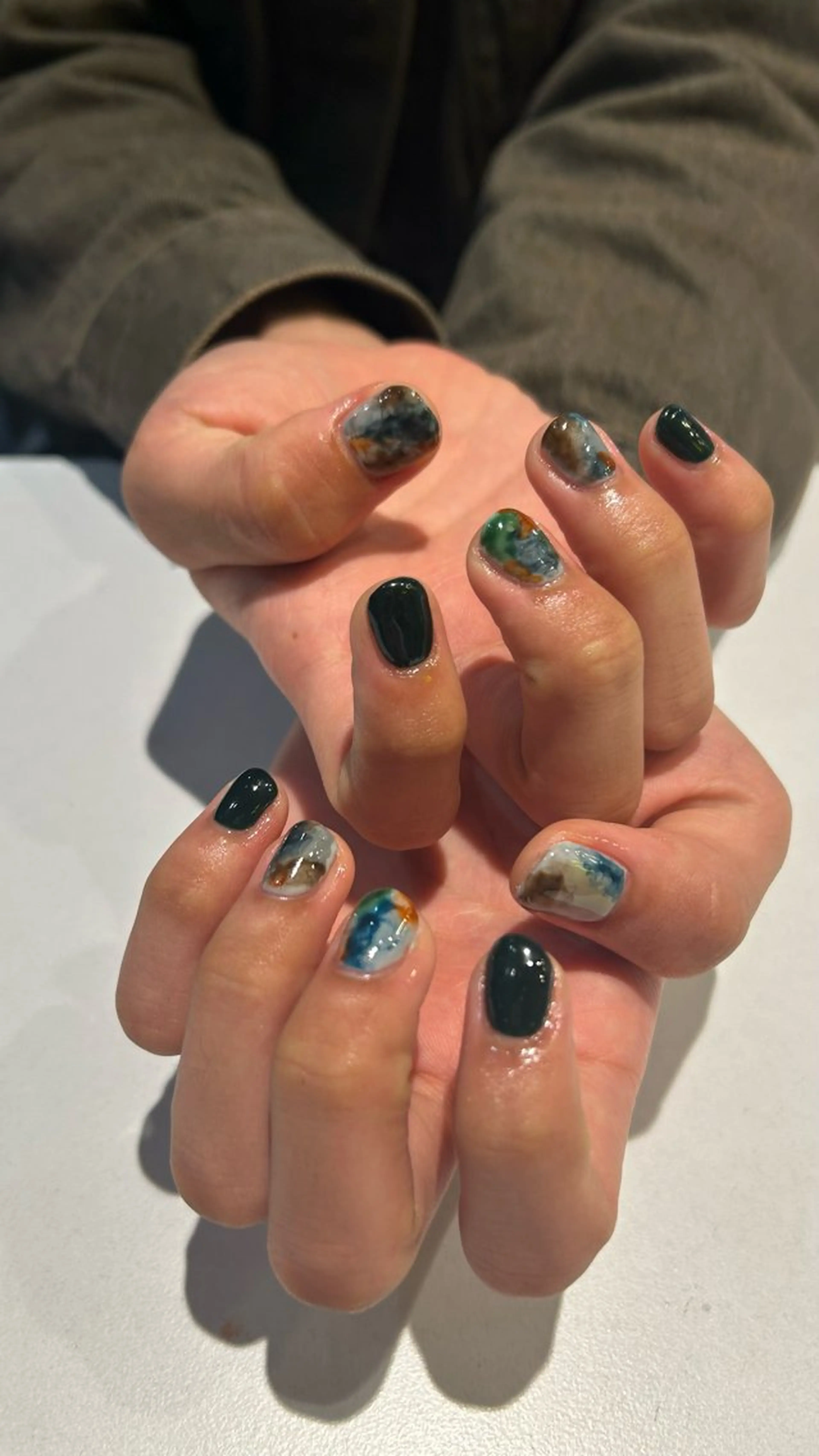 ネイル ハンドネイル ハンドケア 個性派ネイル シノのネイルデザイン