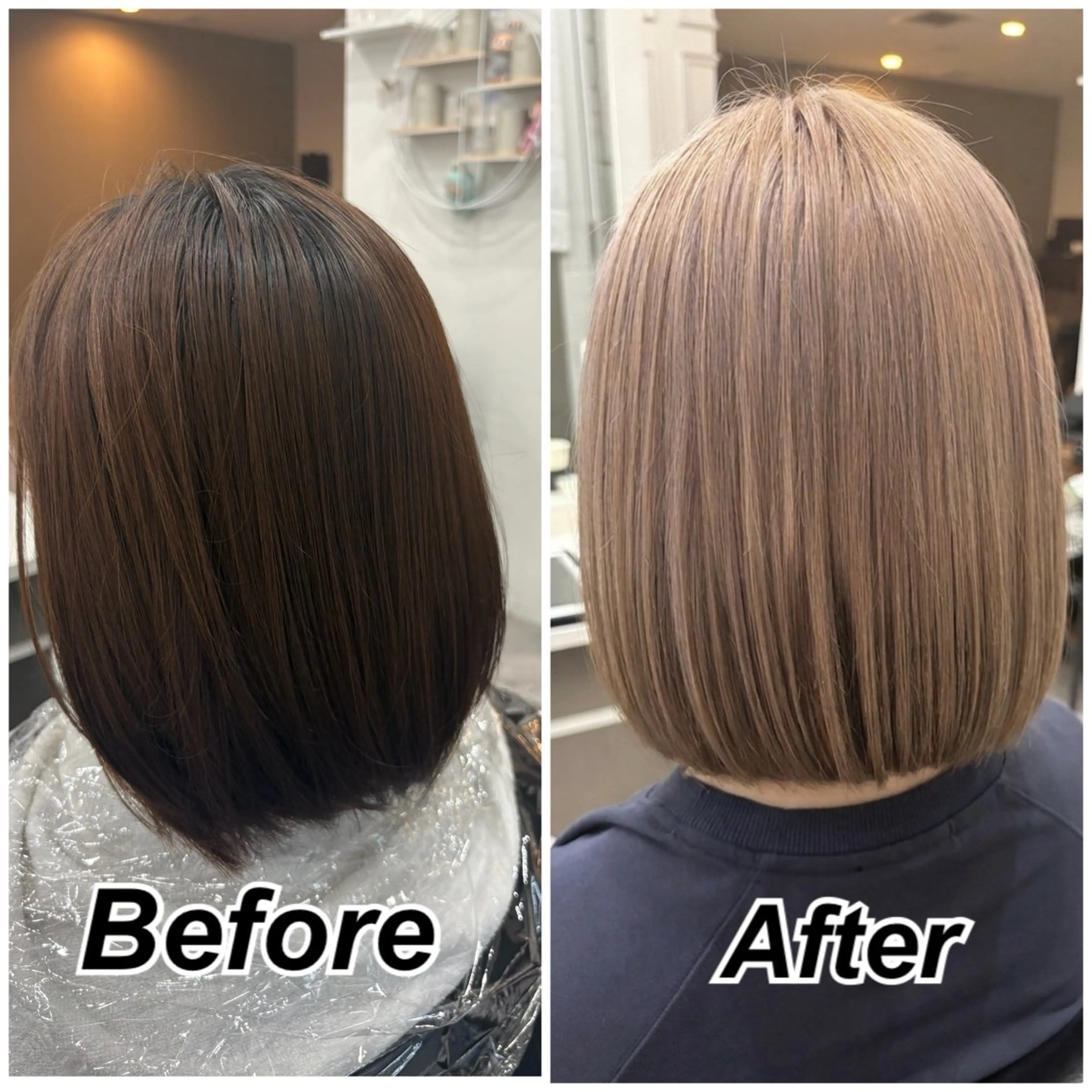 ミディアム 暖色系カラー 🌼Kana🌼のヘアスタイル