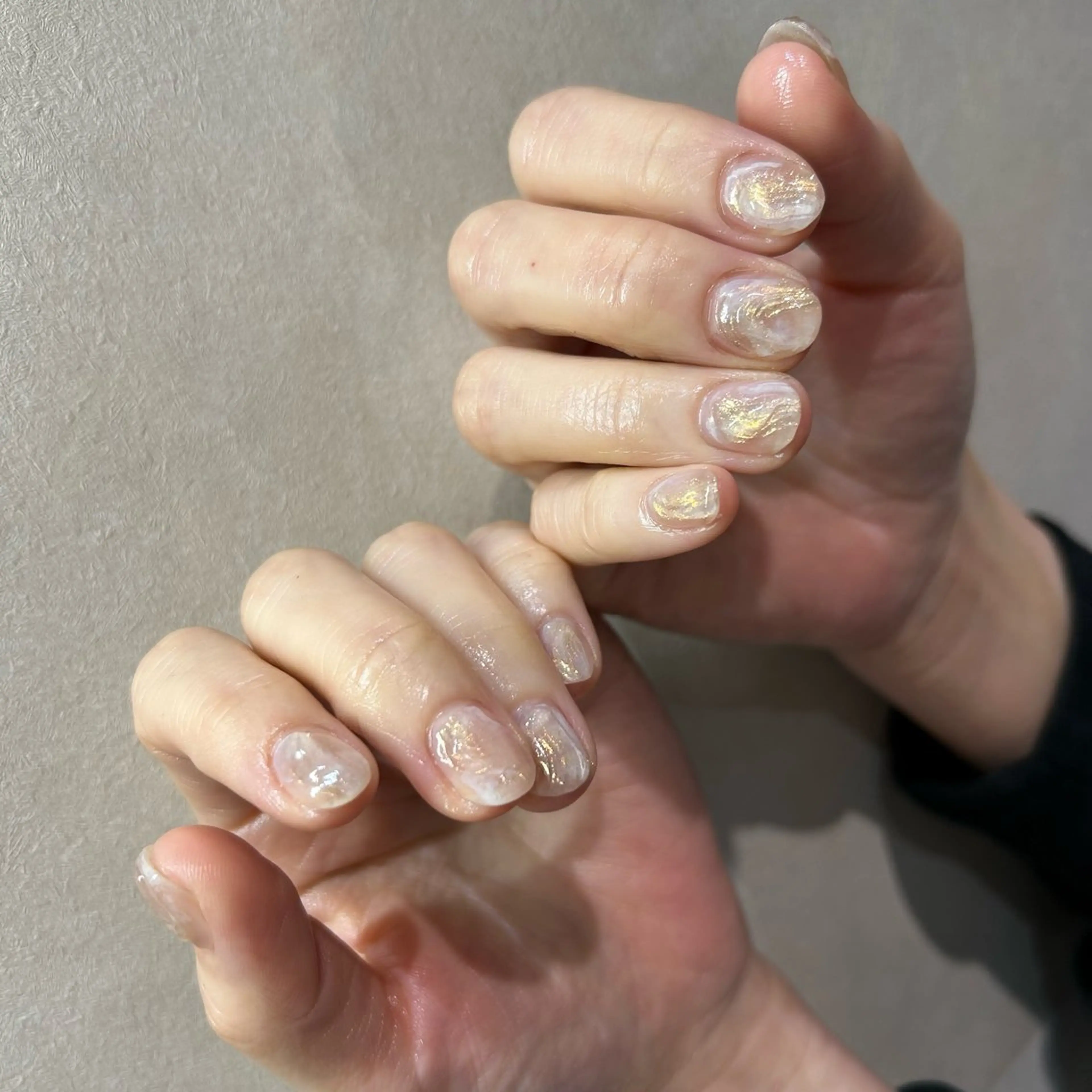 ネイル ニュアンスネイル soa.Aika 自爪育成のネイルデザイン