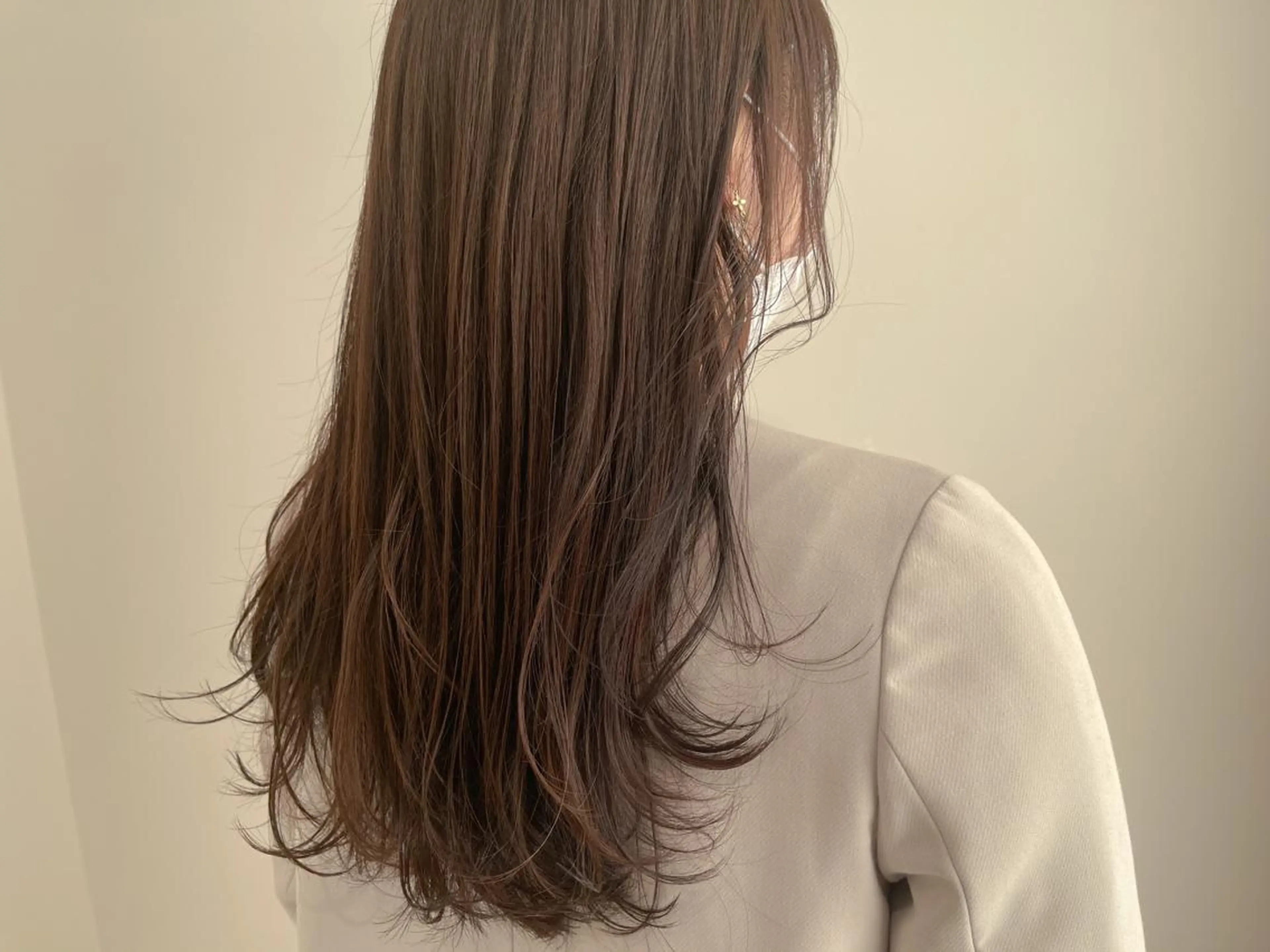 セミロング カット ヘアカラー パーマ トリートメント イメチェンカット✂️ 錦糸町佐藤店長のヘアスタイル