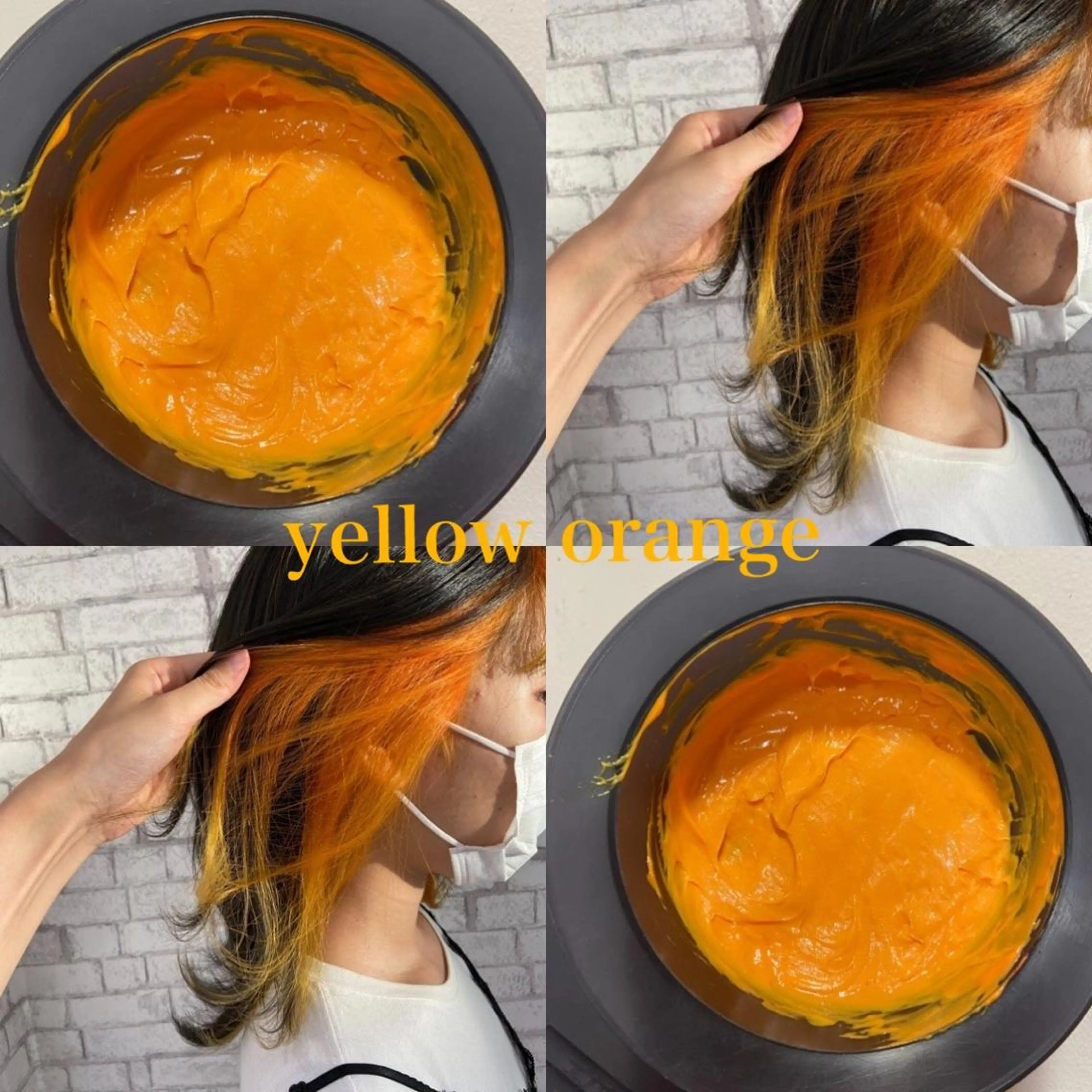 ミディアム カラー ヘアカラー 透明感カラー 松田晃代のヘアスタイル