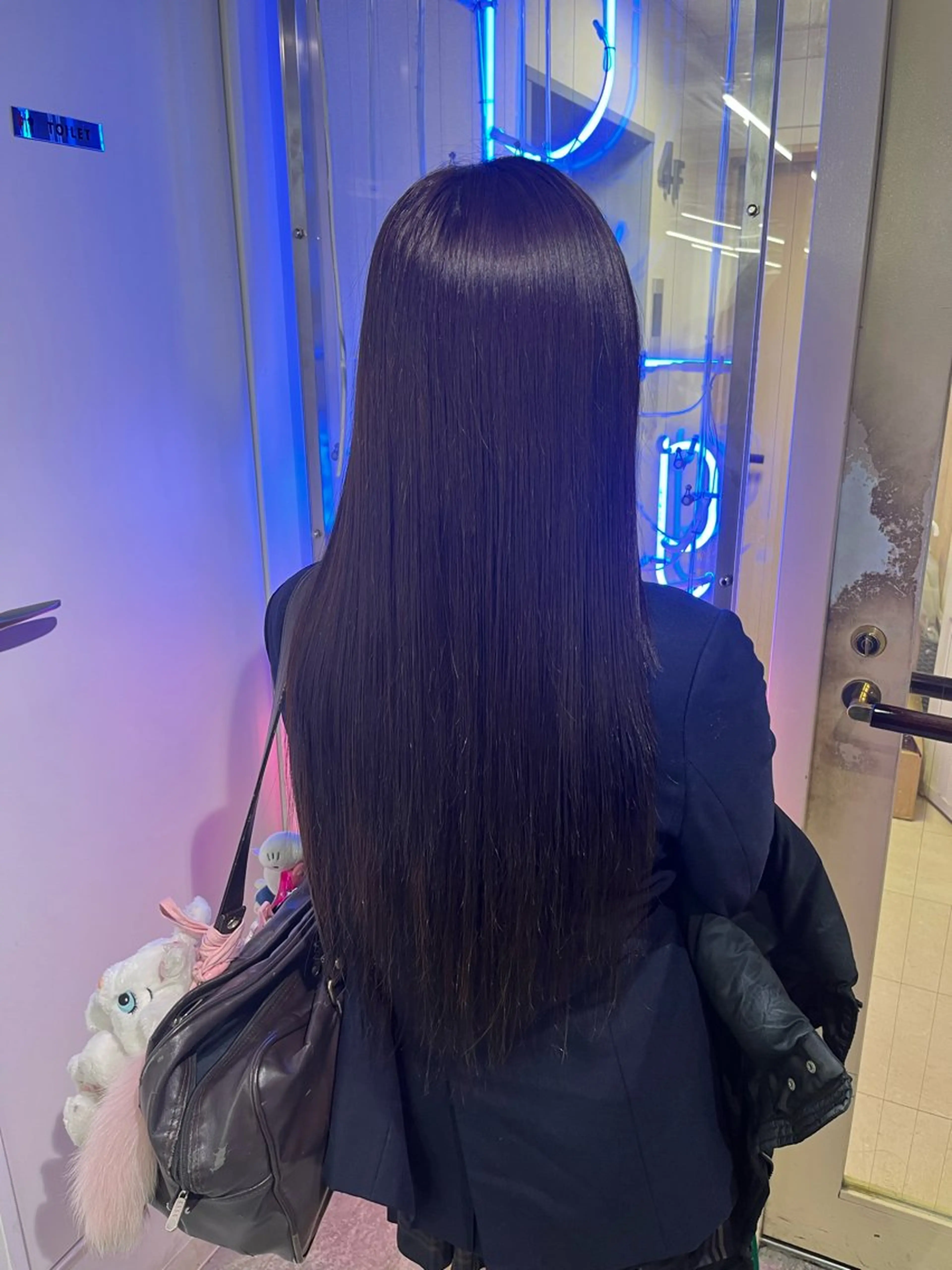 🦁ワンカラー+プルエクステ50本🦁 #エクステ #韓国ロングヘアー /渋谷/原宿/恵比寿/表参道/の写真