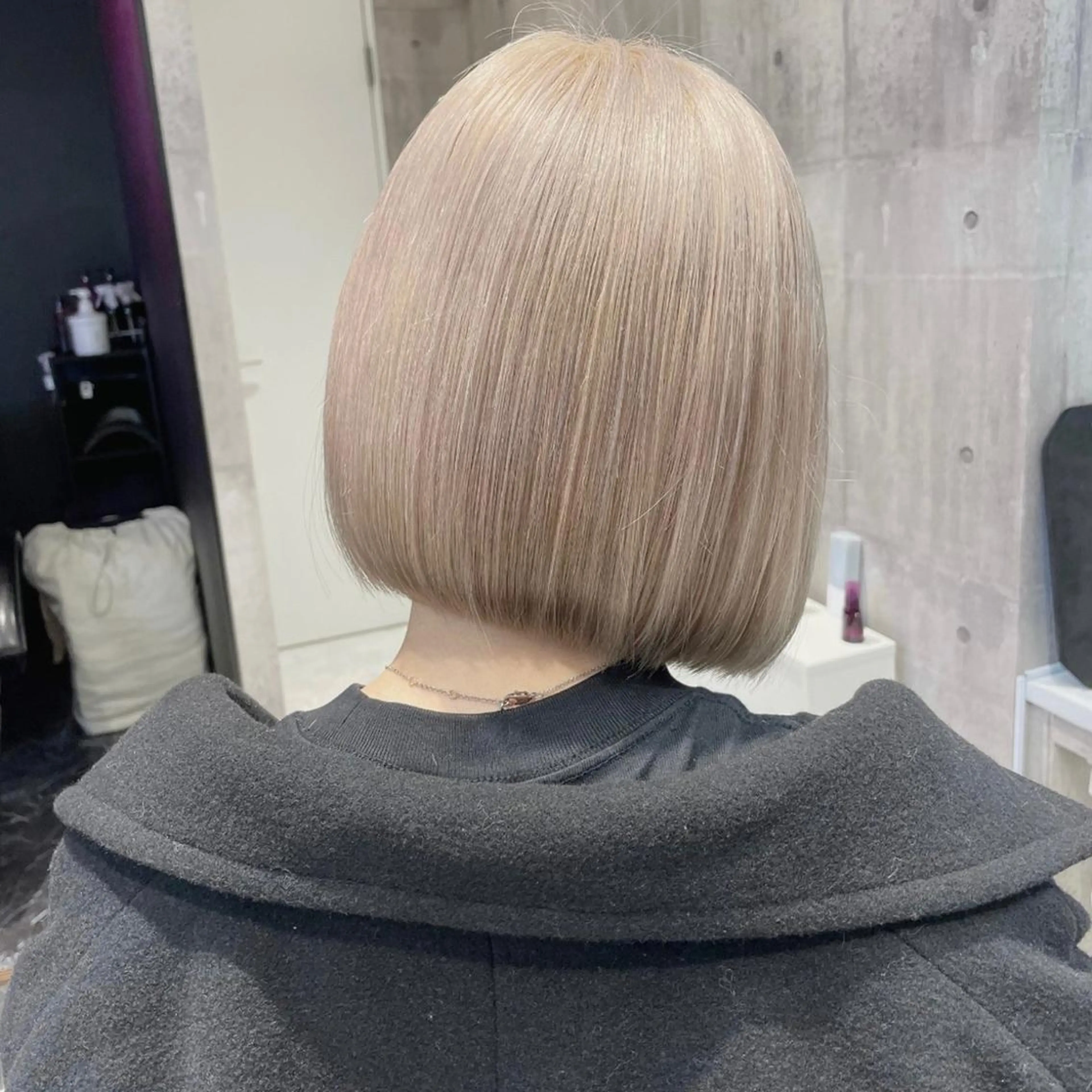 ミディアム カラー ブリーチ特化/レイヤ ーカット🥀マサルのヘアスタイル