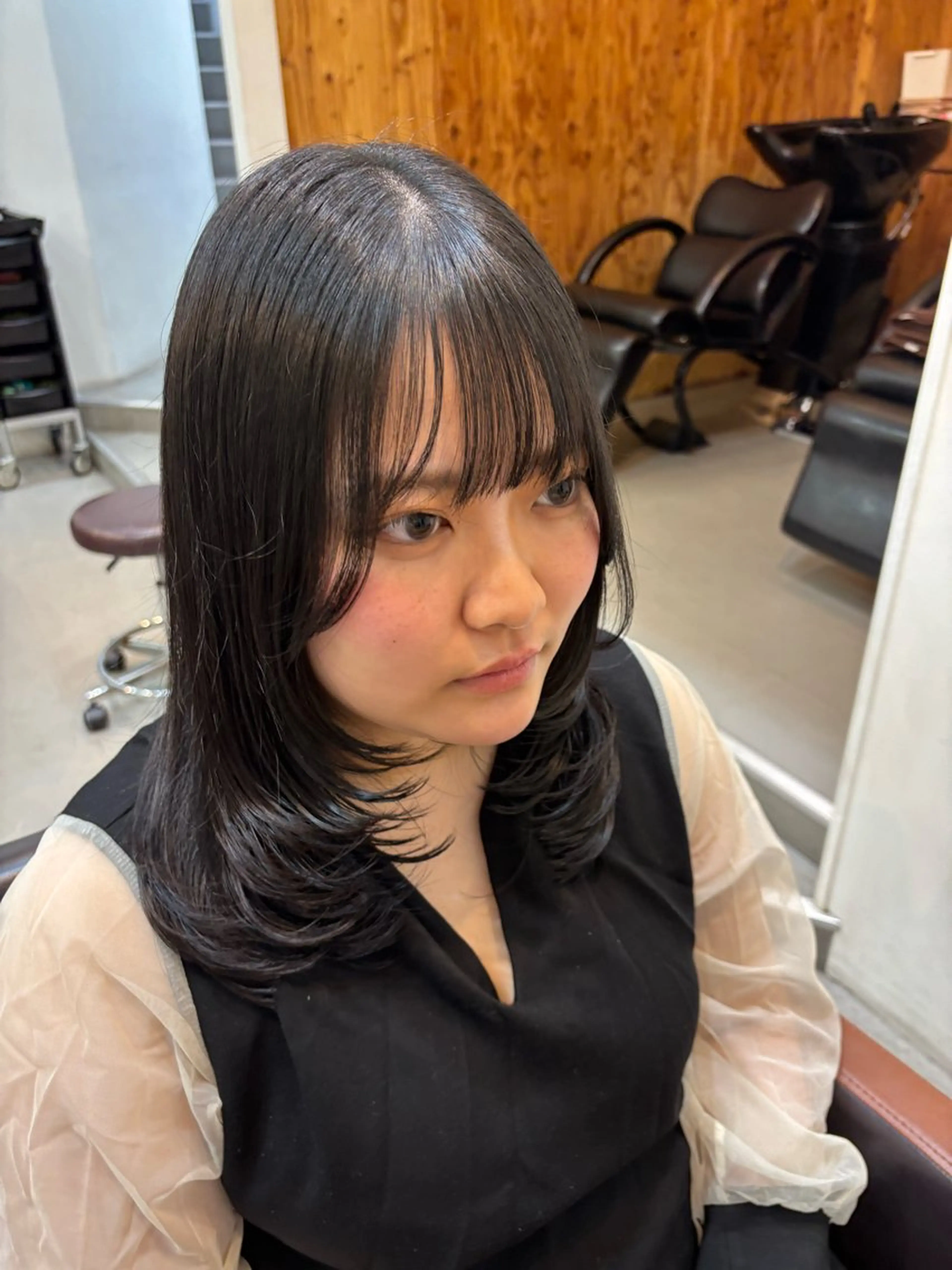 ミディアム Misaki 🍒のヘアスタイル
