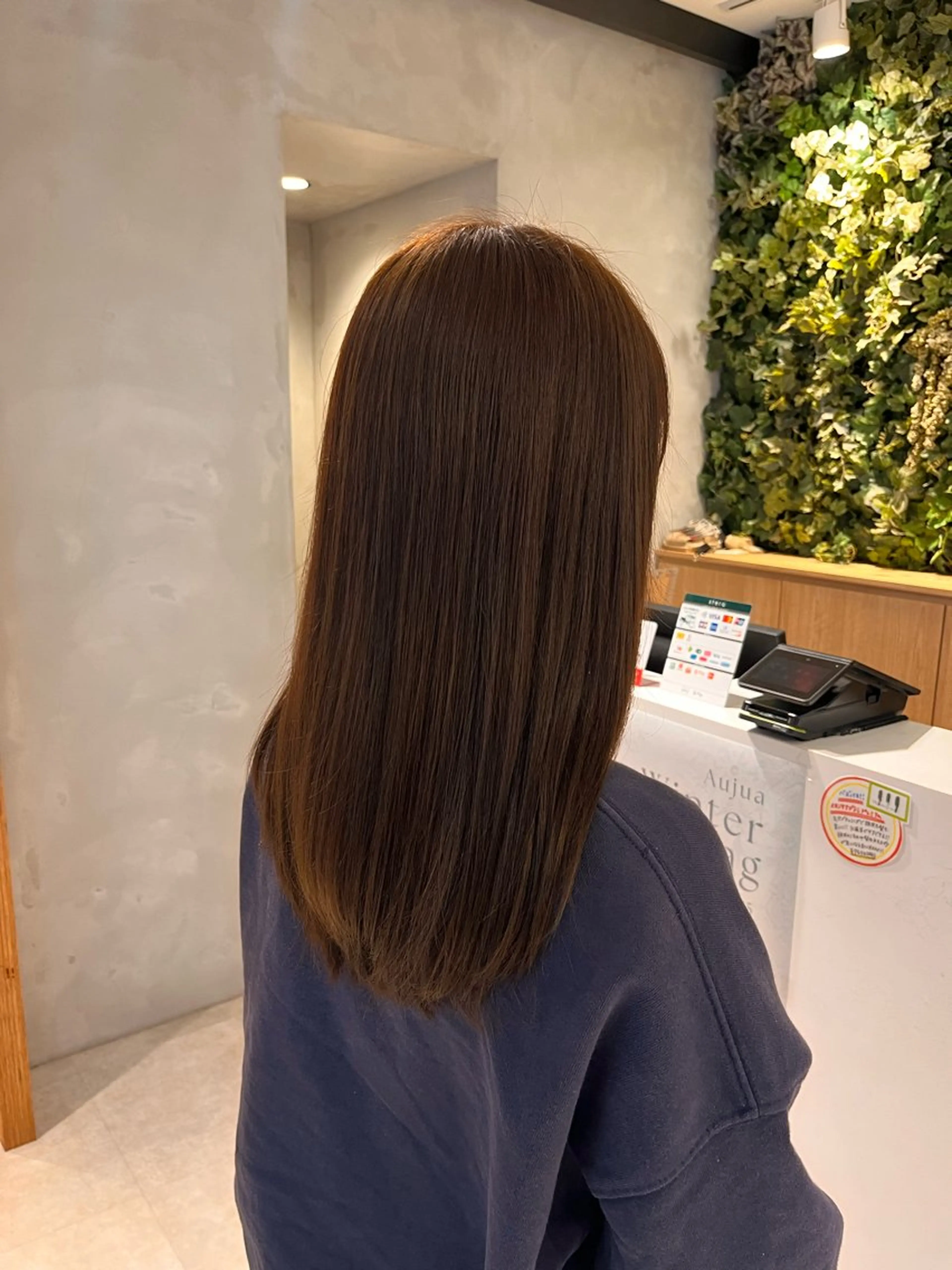 セミロング カラー ブラウンカラー トリートメント ヘアカラー トリートメント 田中 もも🍑のヘアスタイル
