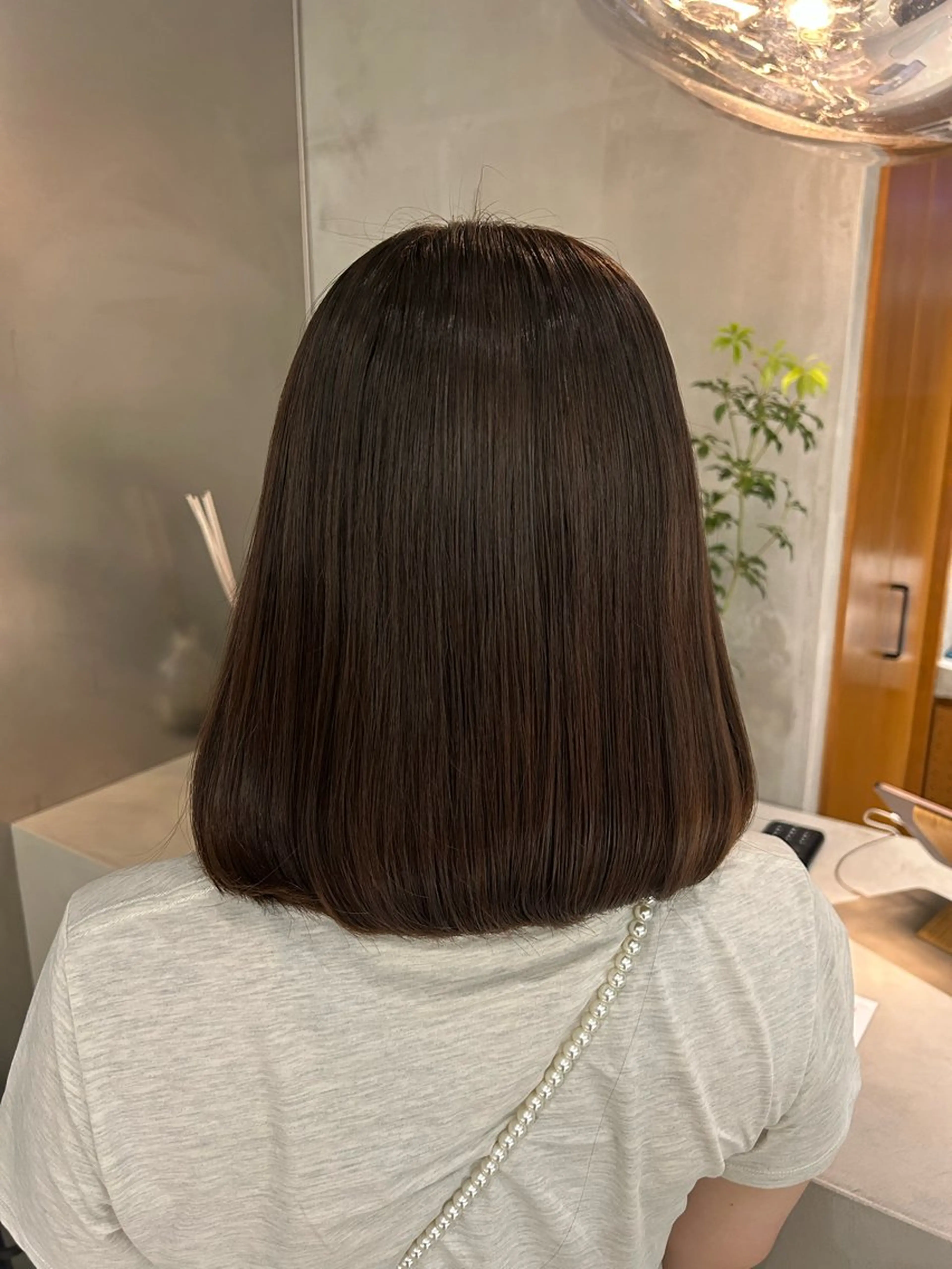 ミディアム カラー ・ nanokaのヘアスタイル