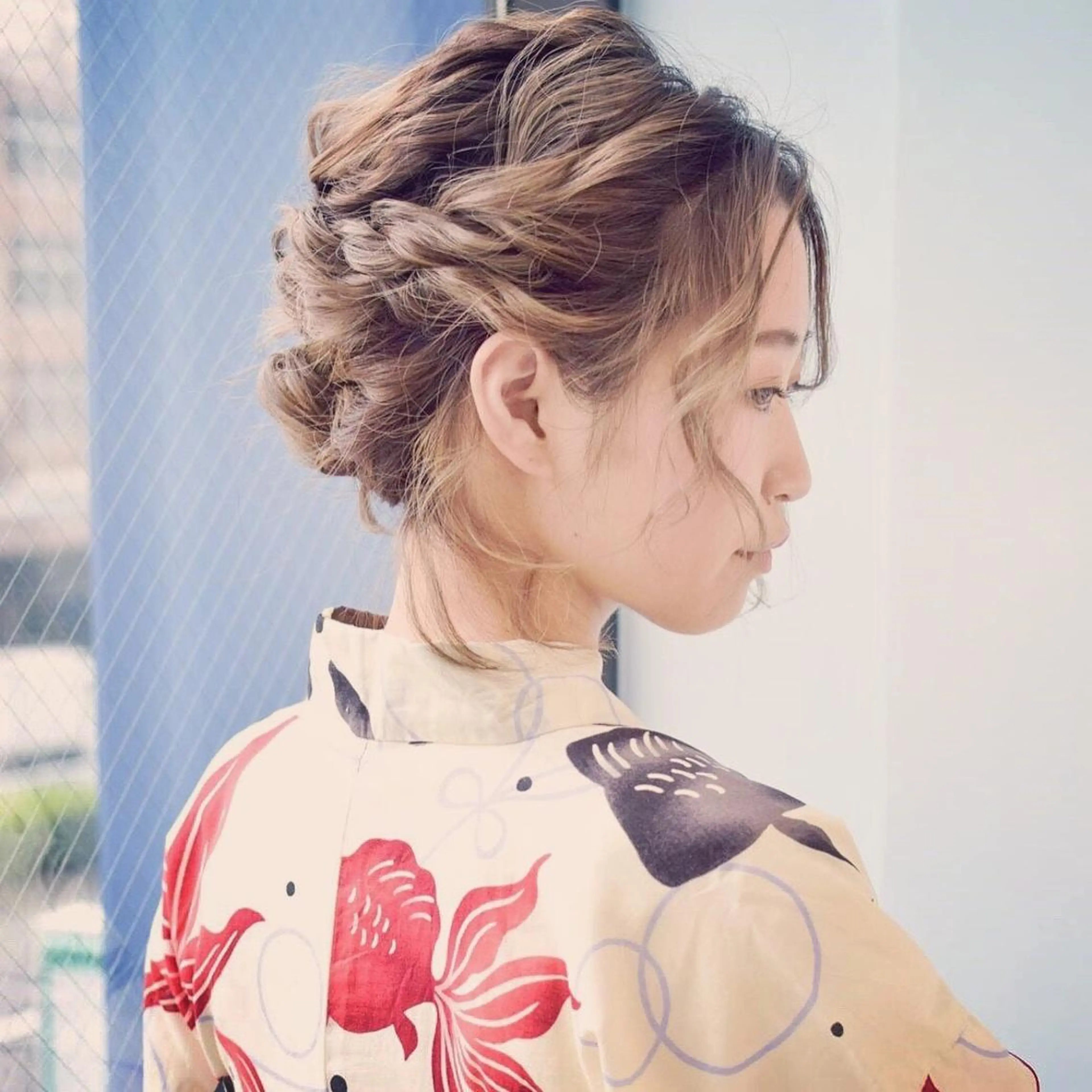 ミディアム 小林 永佳のヘアスタイル