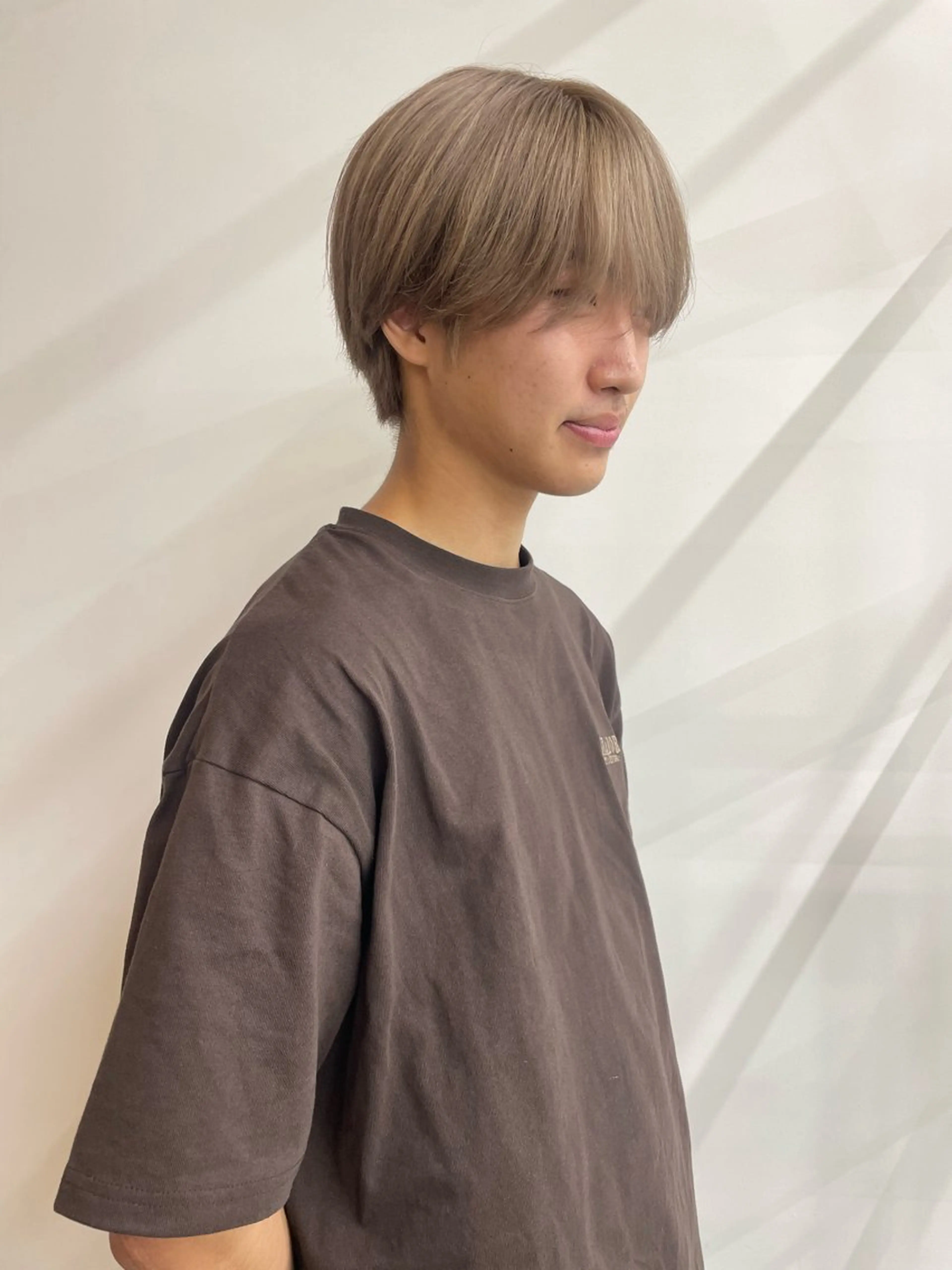 カラー メンズ ヘアカラー カットモデル/ ハイトーン/ゆうあのヘアスタイル