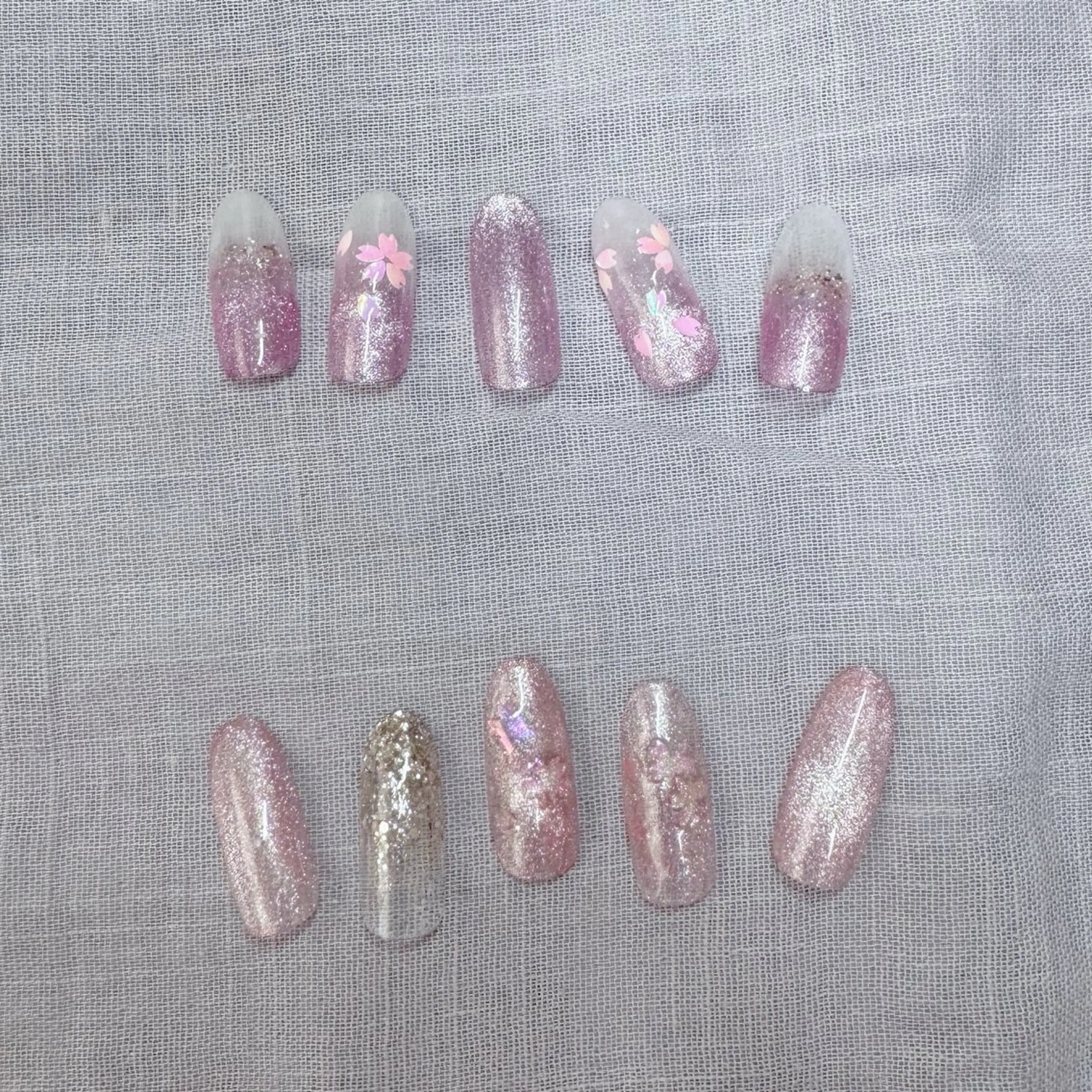 ネイル 桜ネイル ピンク maruyasu. yのネイルデザイン