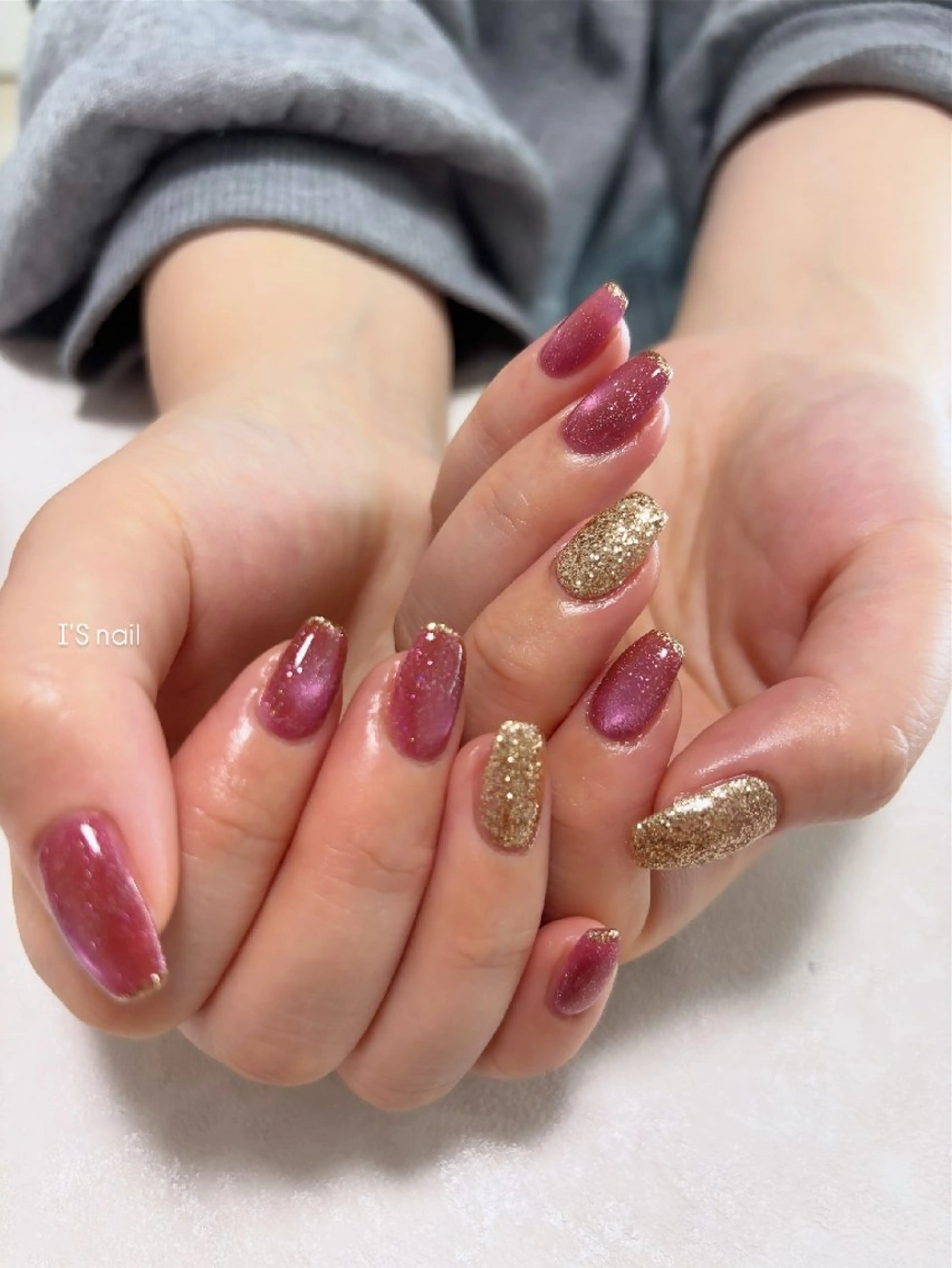 ネイル フラッシュネイル フラッシュマグ I'S nail 佐野のネイルデザイン