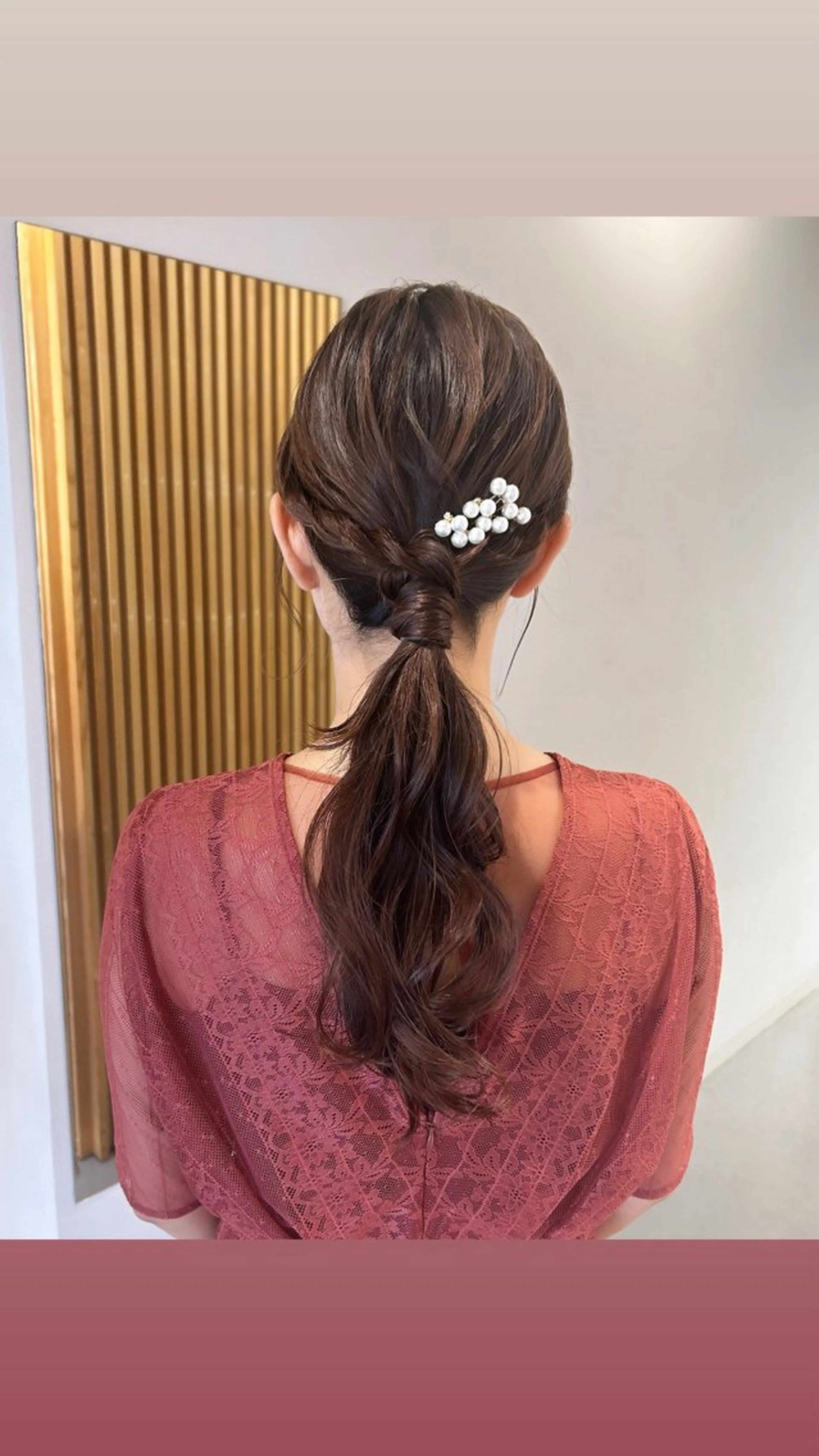 ロング ヘアアレンジ Nana/透けカラー ×似合わせカットのヘアスタイル