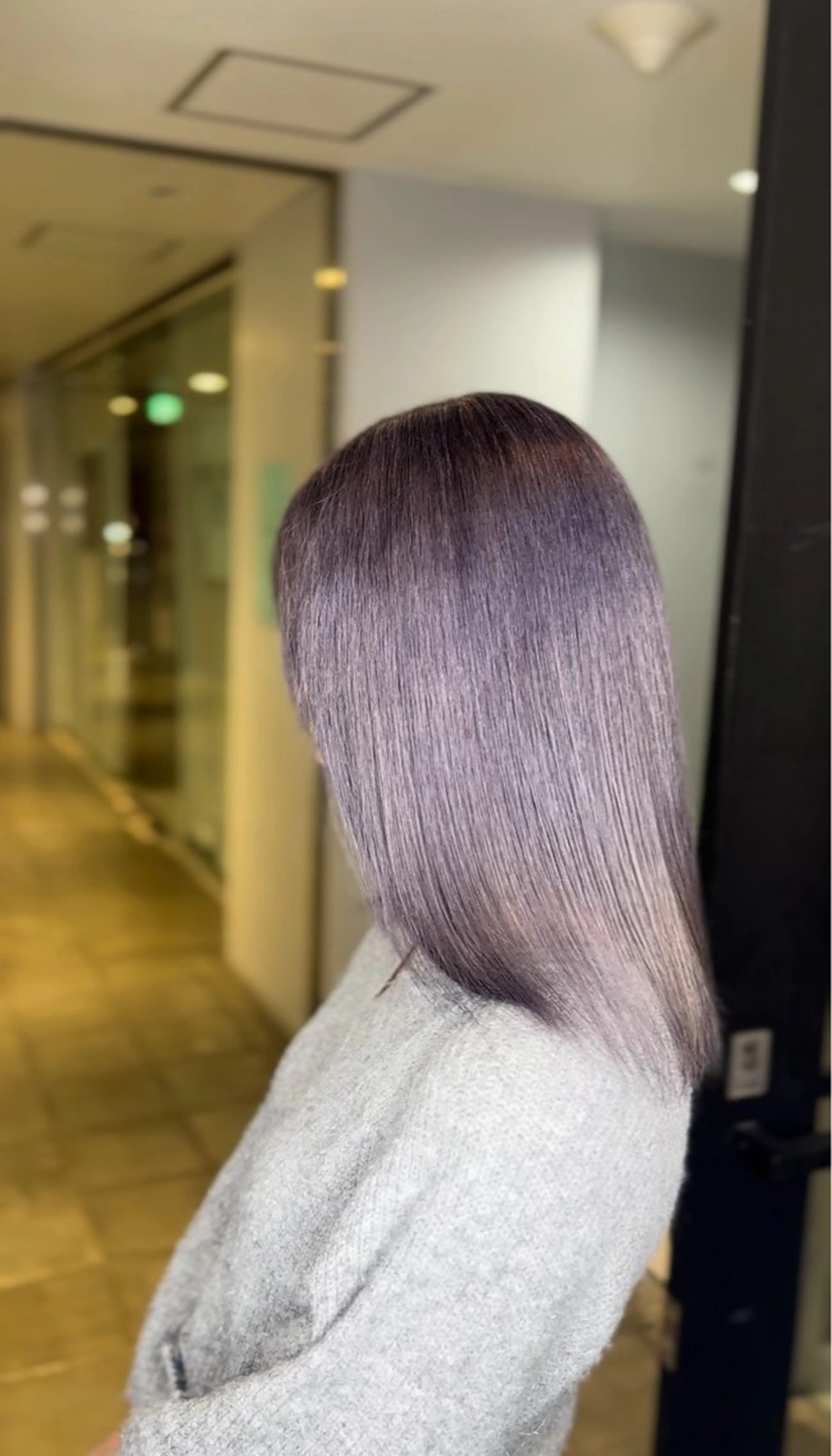ロング カラー ヘアカラー 奥田 星来のヘアスタイル