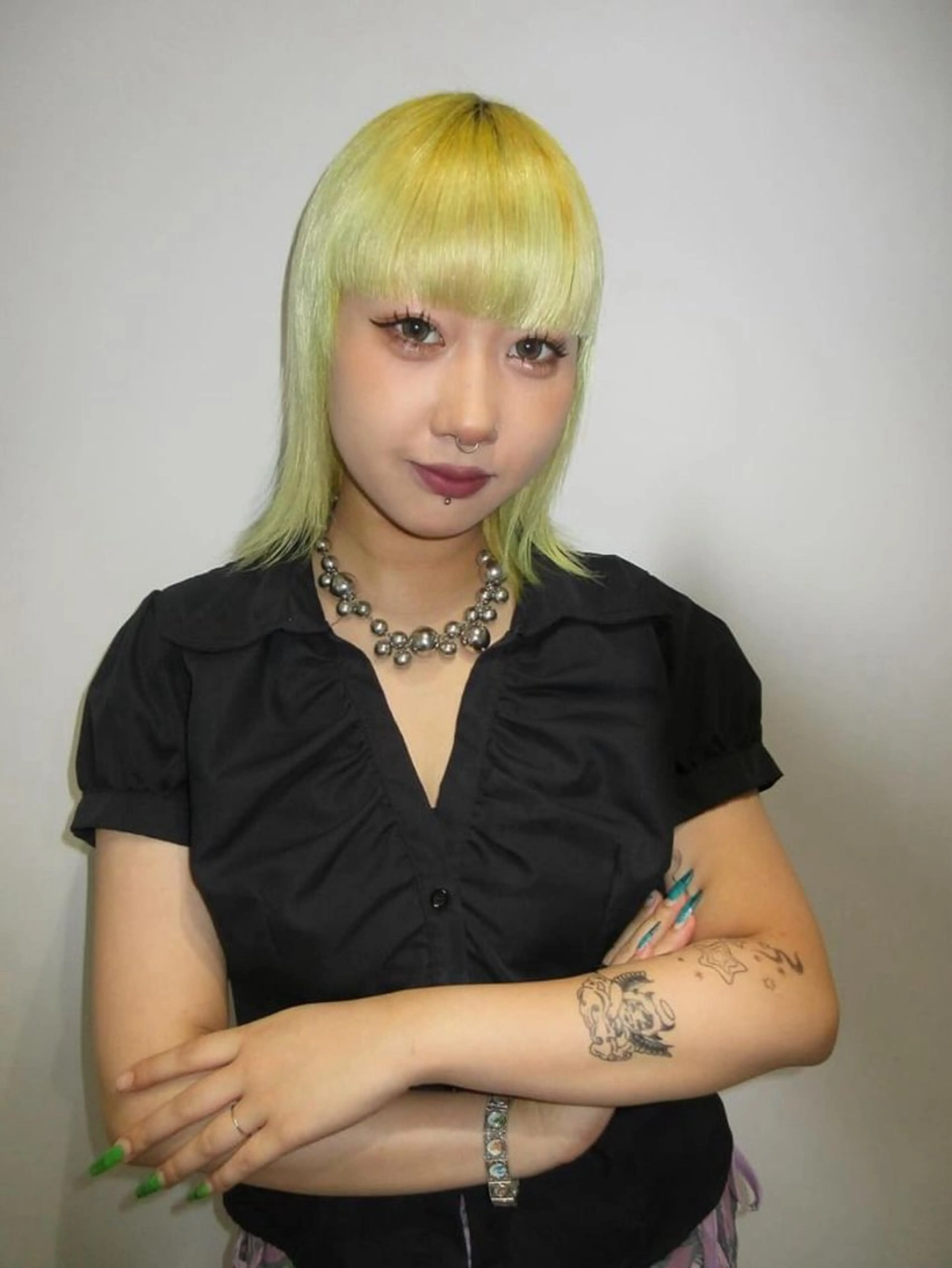 ミディアム カラー ヘアカラー 似合わせスタイル☁️ 堀内志茉🍀のヘアスタイル