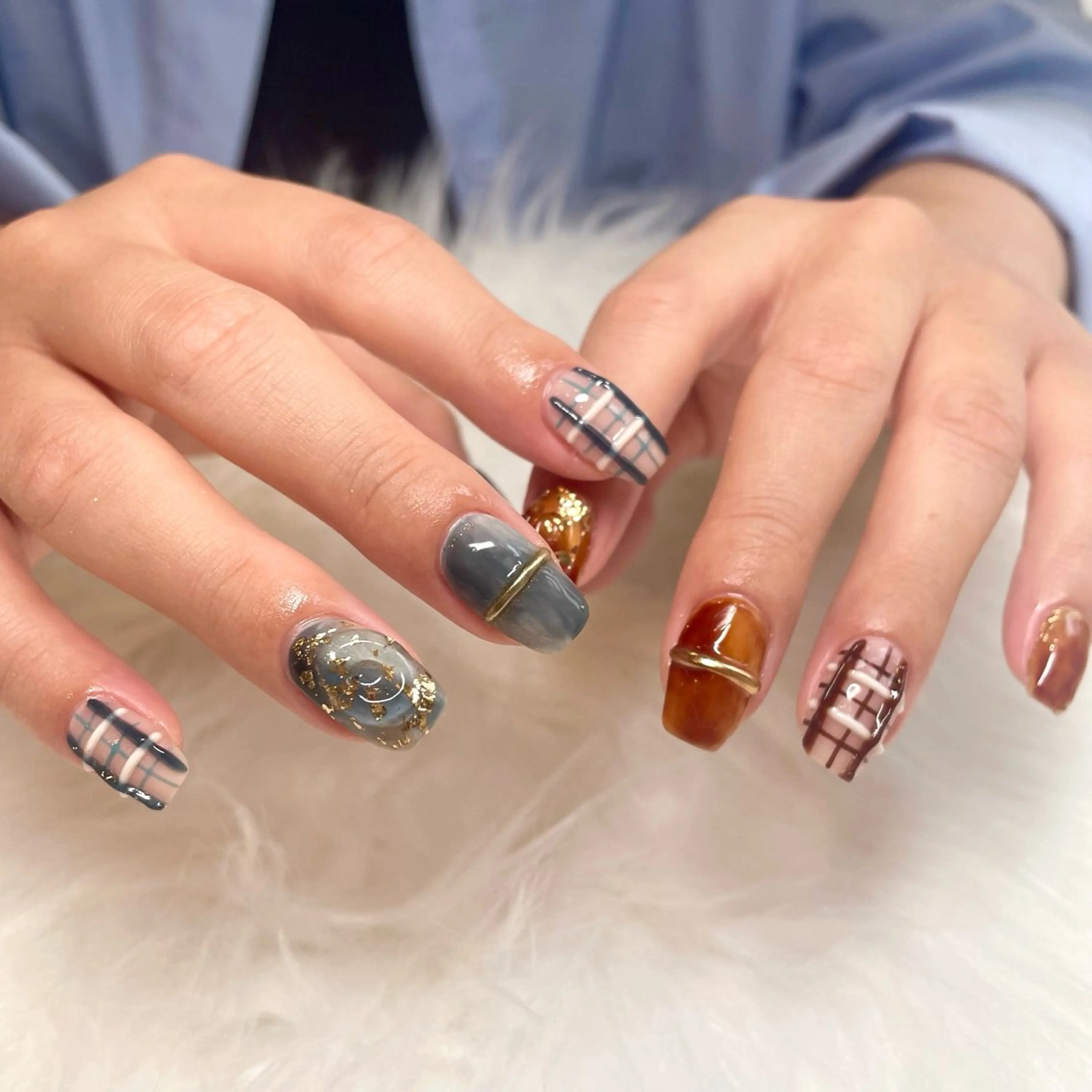 ネイル ハンドネイル 新井 ひなののネイルデザイン