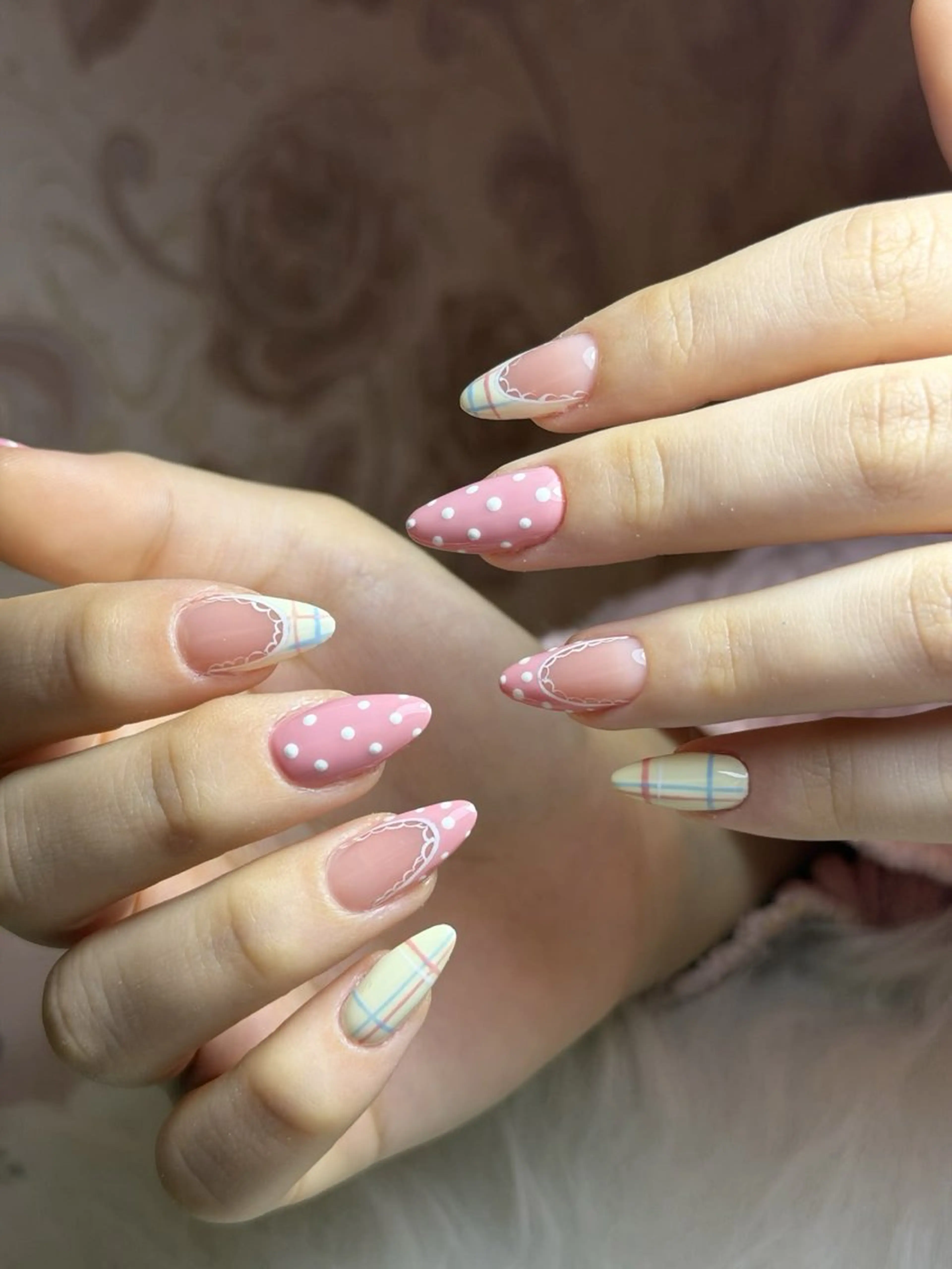 ネイル フレンチネイル ジェルネイル マグネットネイル 持ち込み ニュアンスネイル ハンドネイル Ribbonnail salonのネイルデザイン