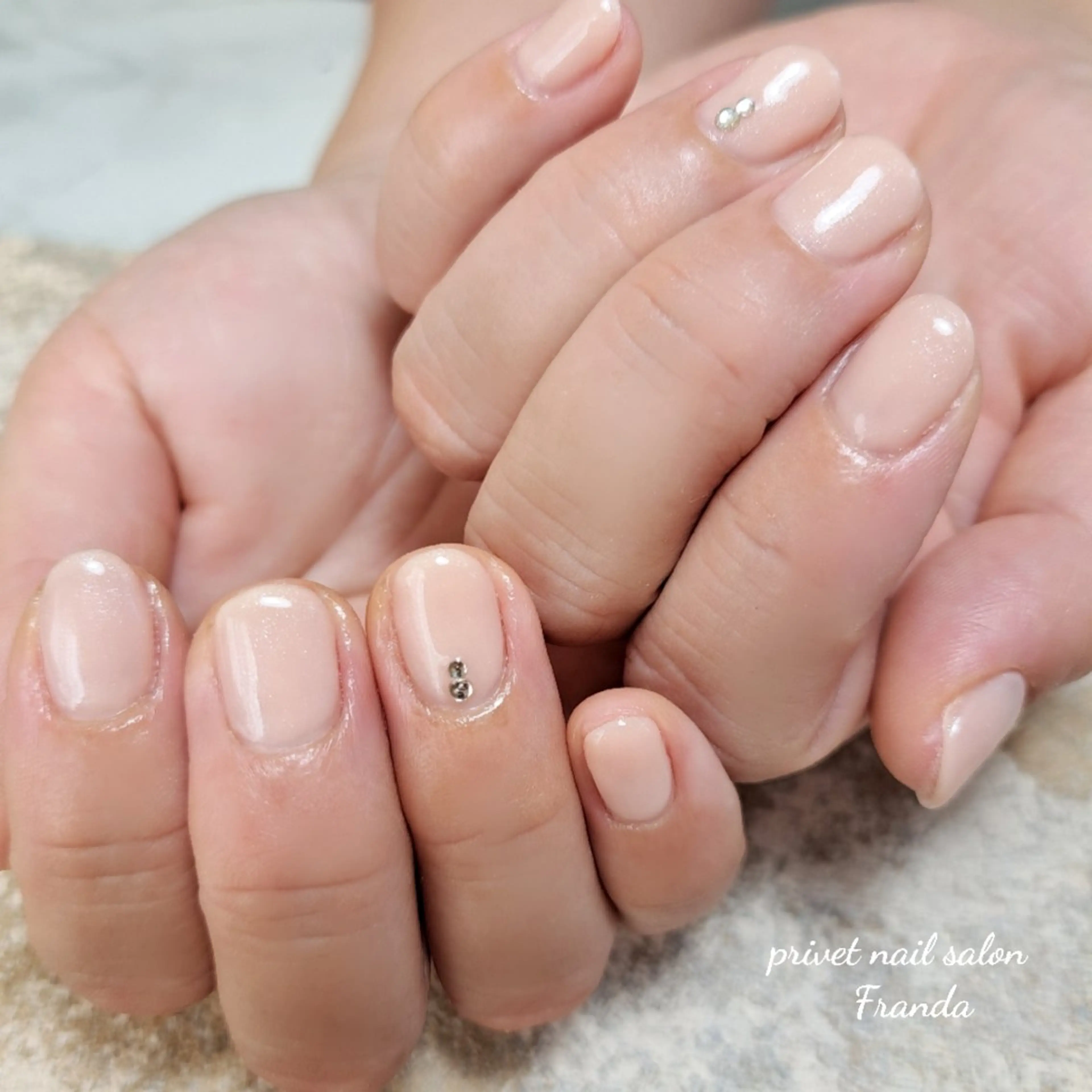 ネイル ストーンネイル ハンドネイル Franda ✾のネイルデザイン